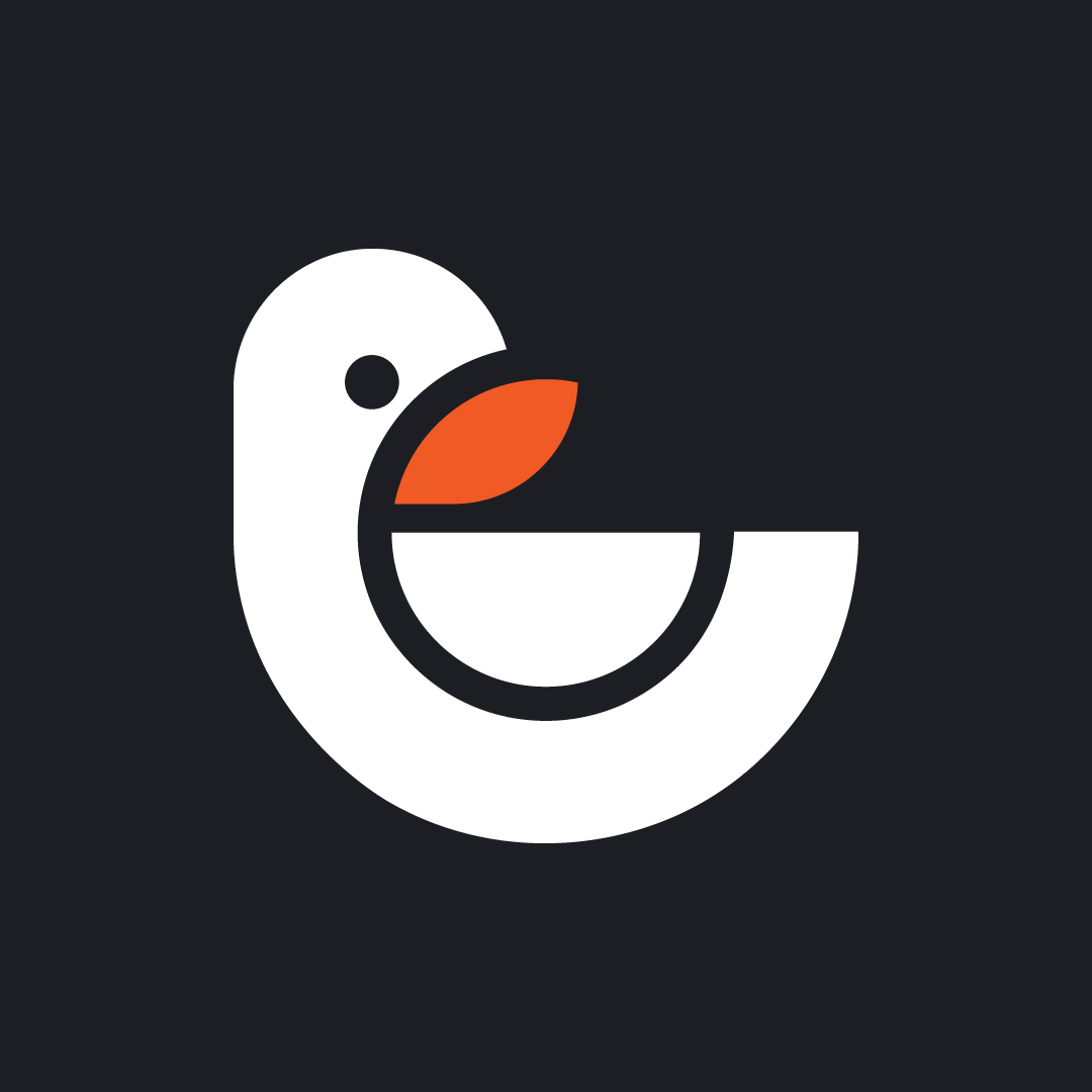 Geometrical Bird Logo Design
