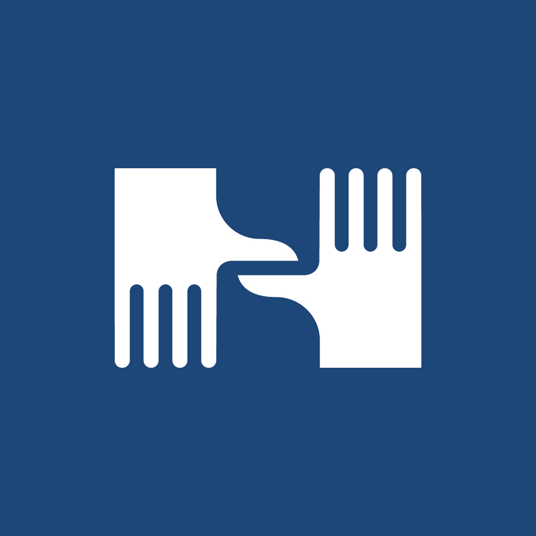 Minimalist Hand and Letter H Logo Design