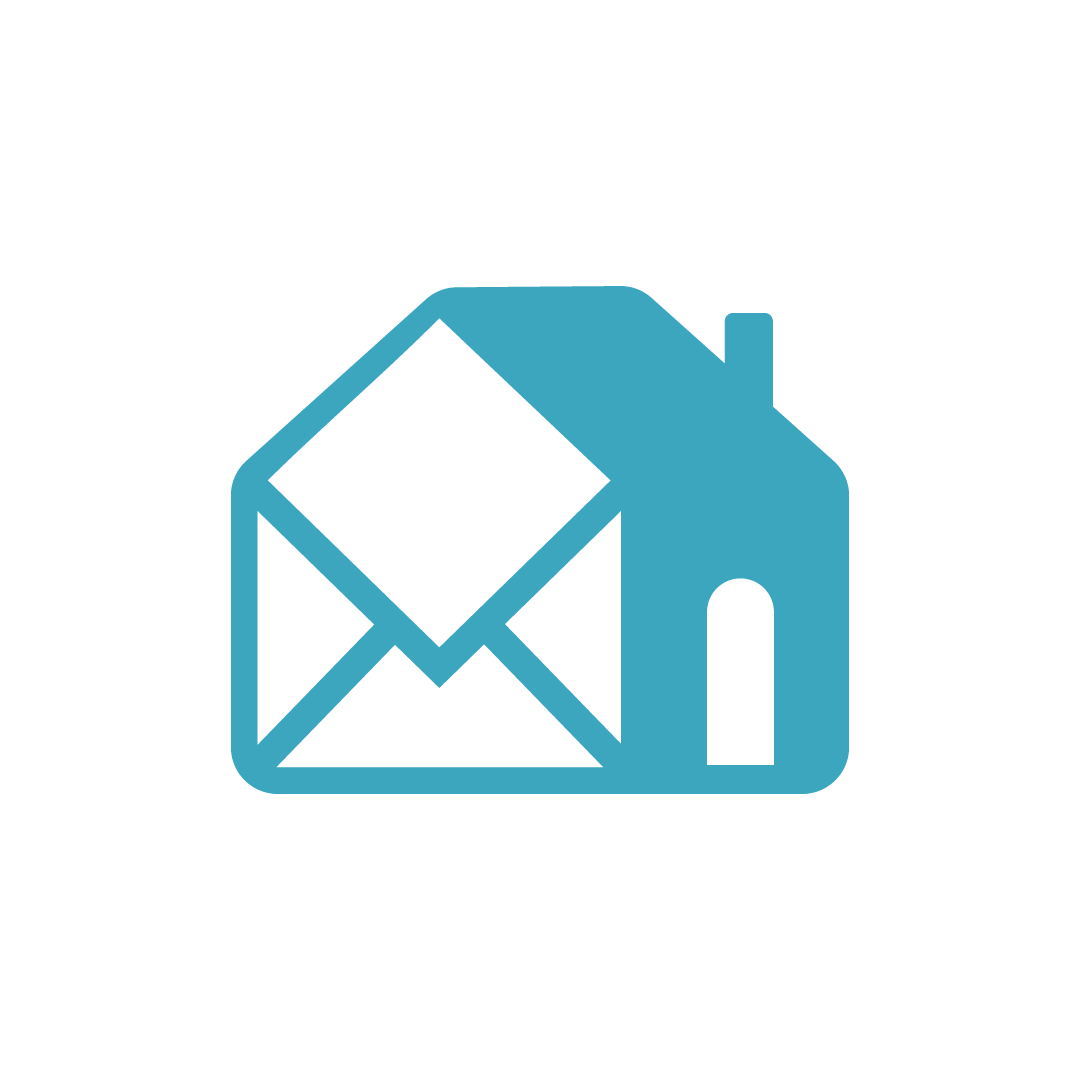 Mail House Playful Abstract Logo Design