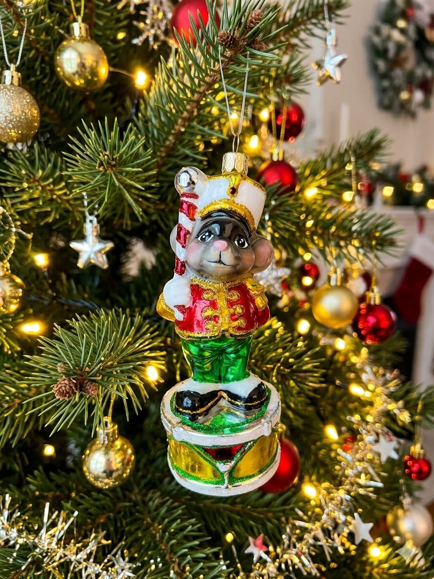 Decorazione in Vetro “Topolino Tamburino” – Koronex