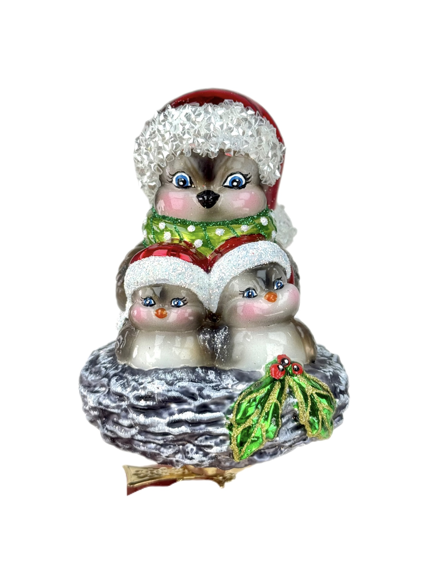 Decorazione in Vetro “Nido di Natale” - Koronex