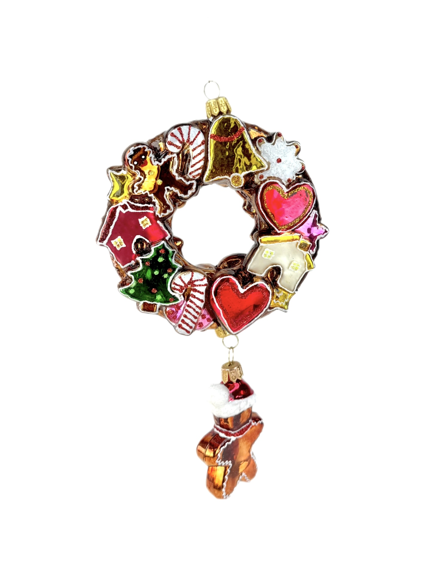 Decorazione in Vetro “Ghirlanda Pan di Zenzero” – Koronex