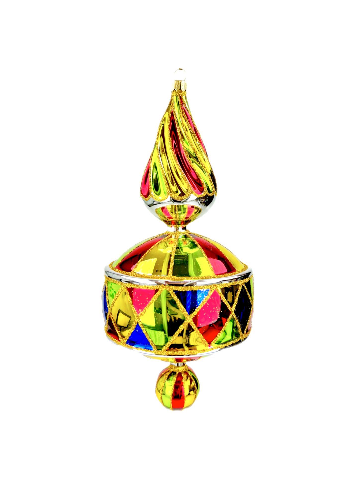 Decorazione in Vetro “Goccia Multicolor” – Koronex