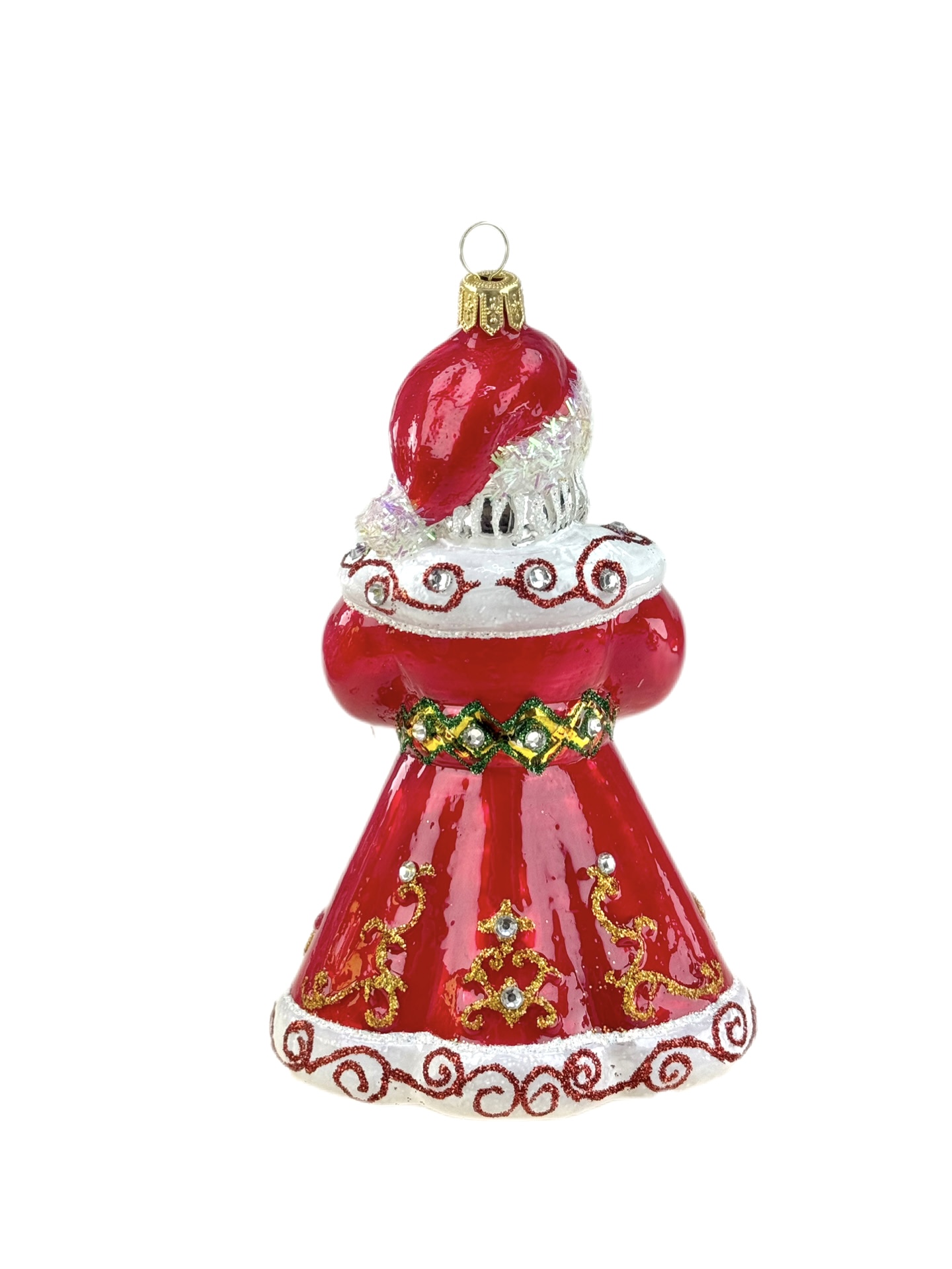 Decorazione in Vetro “Babbo Natale con Globo” – Koronex