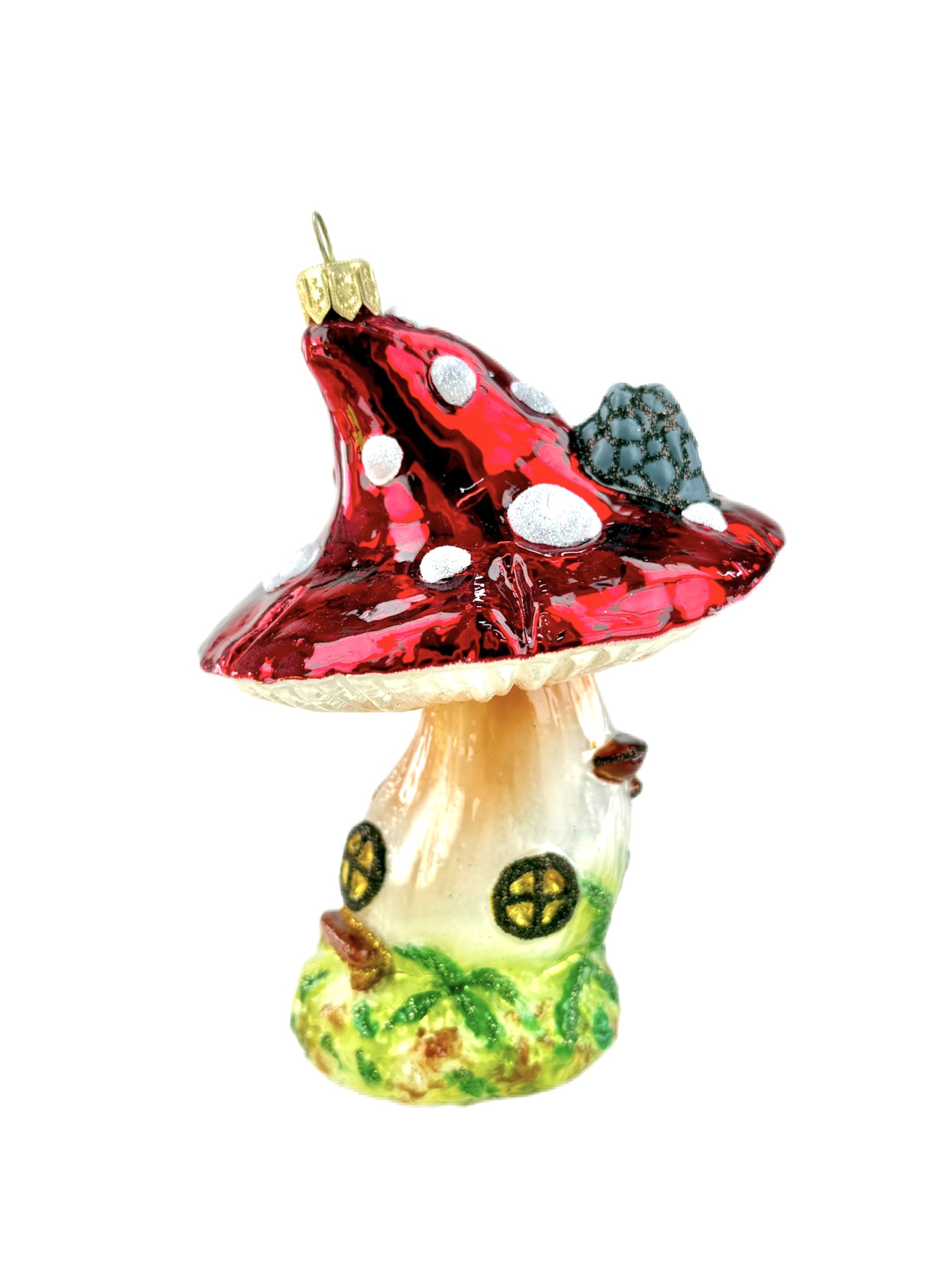 Decorazione in Vetro “Casetta Fungo Fiabesca” – Koronex