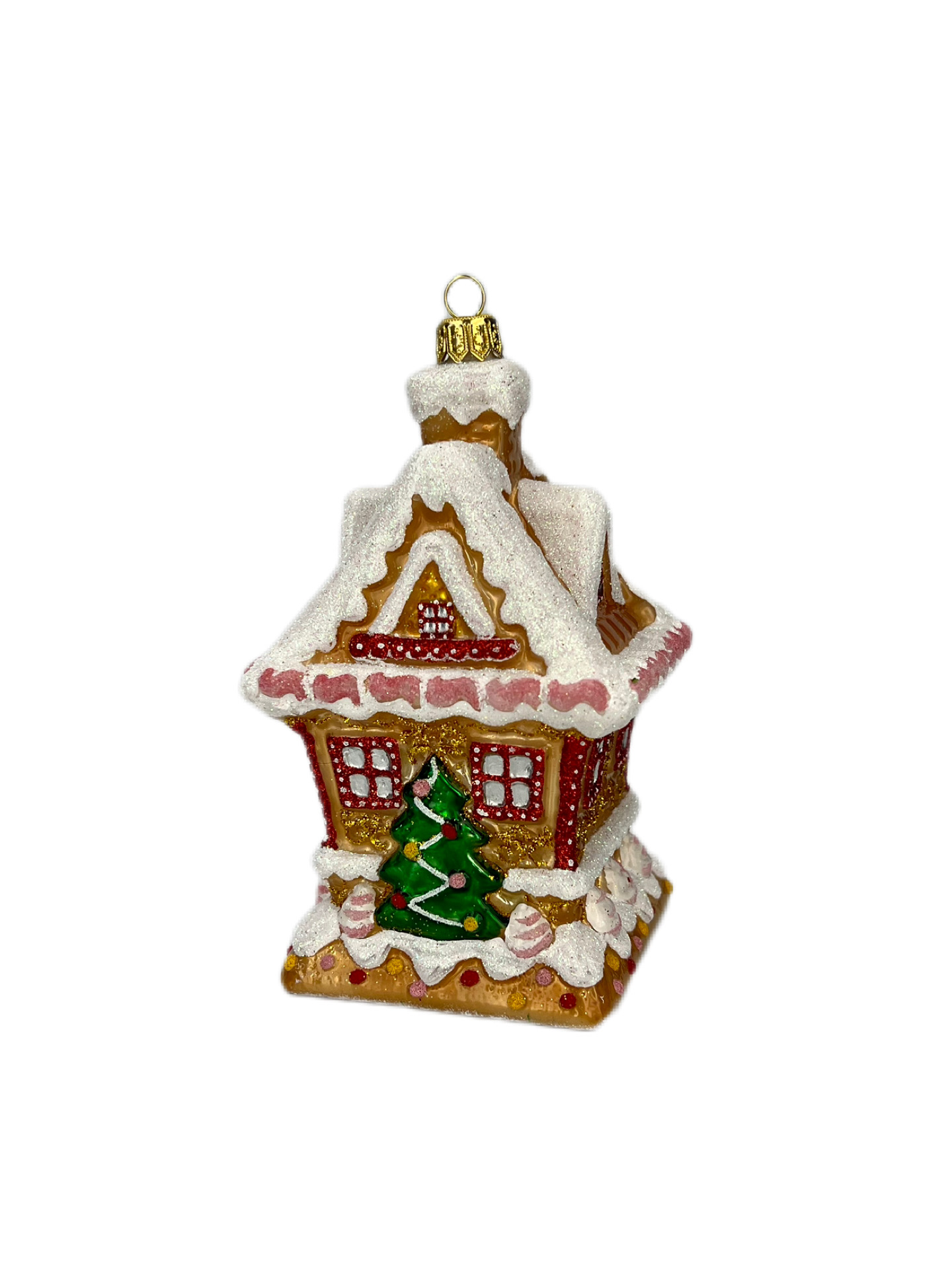 Decorazione in Vetro “Casetta Pan di Zenzero” – Koronex