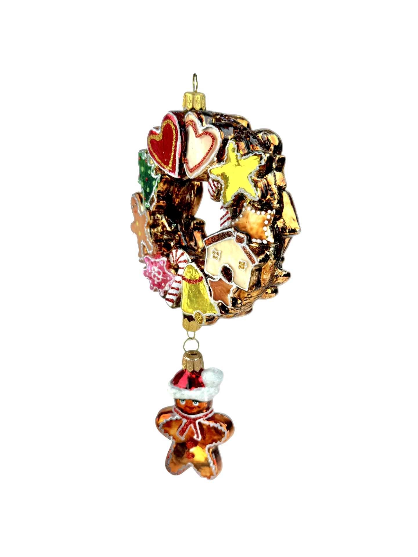 Decorazione in Vetro “Ghirlanda Pan di Zenzero” – Koronex