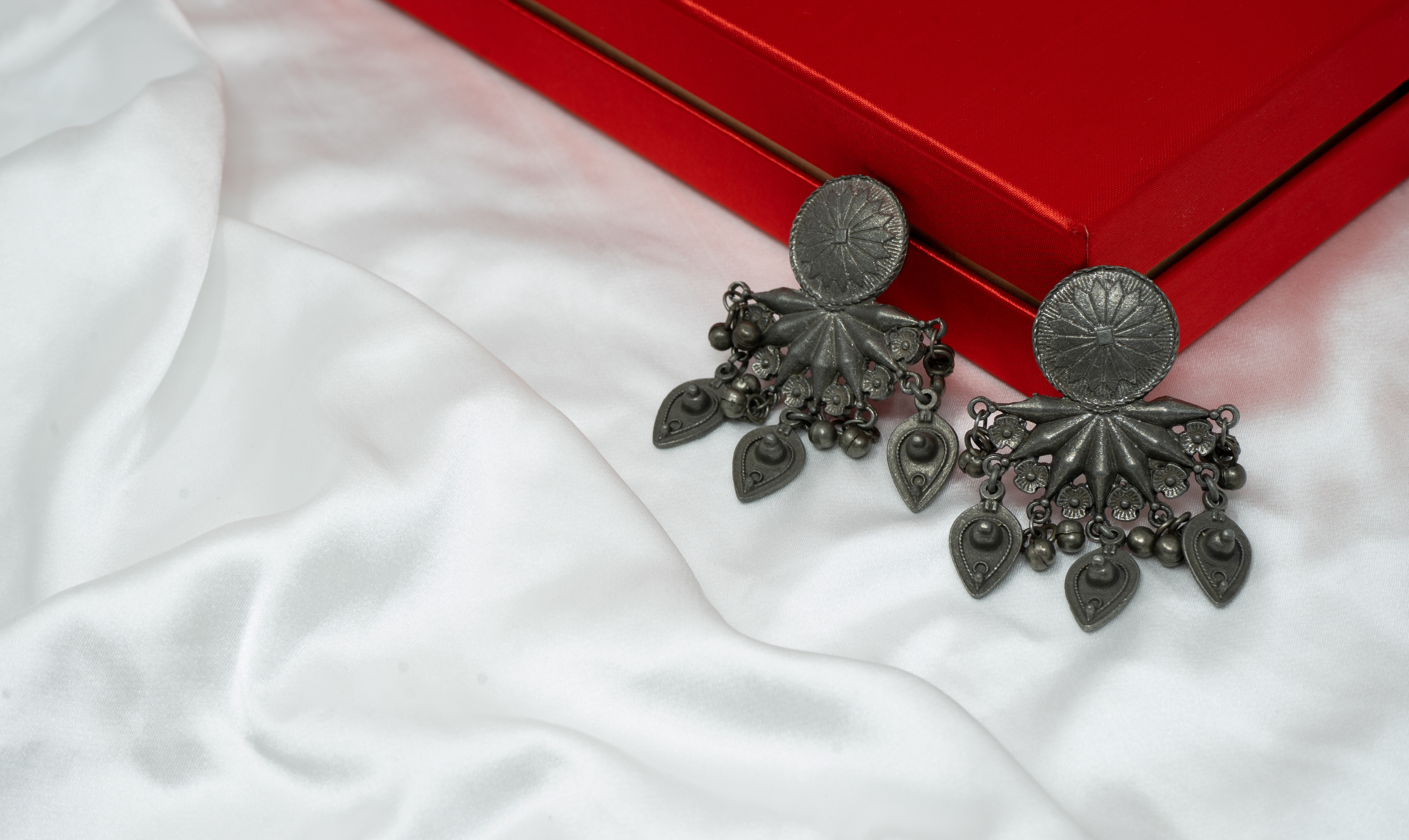 Antique Silver Earrings