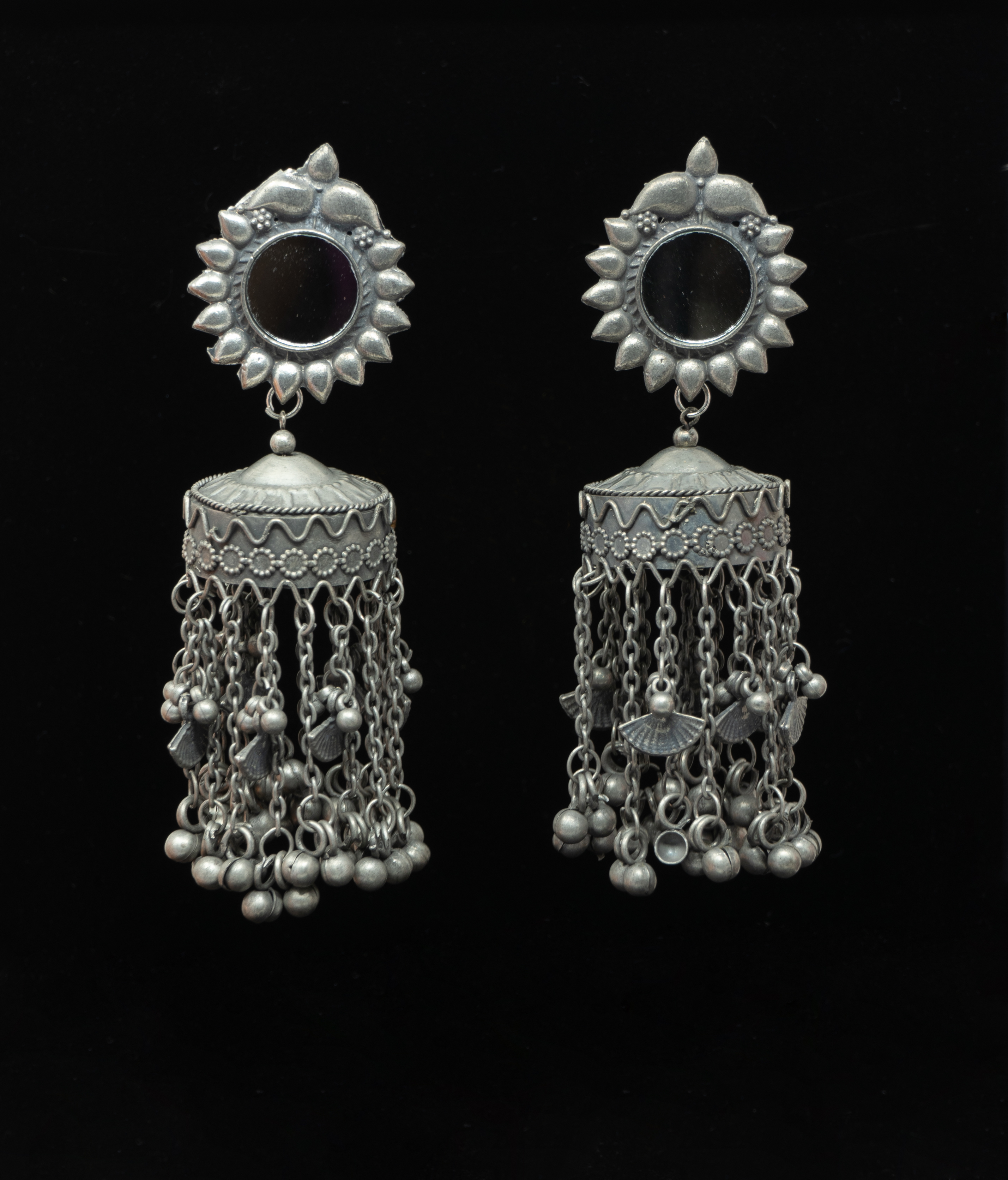 Silver Chandelier Earrings