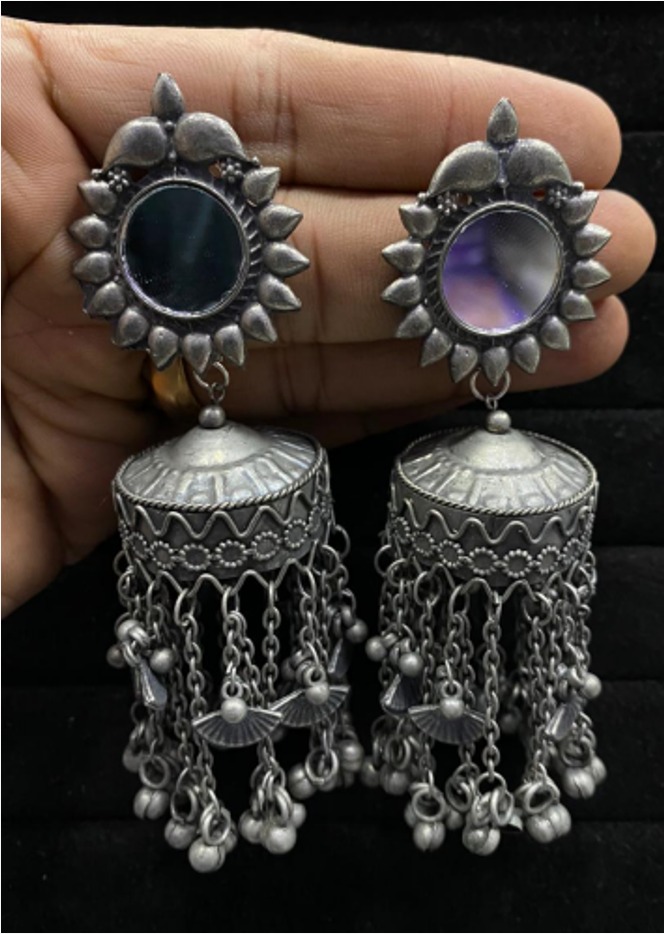 Silver Chandelier Earrings