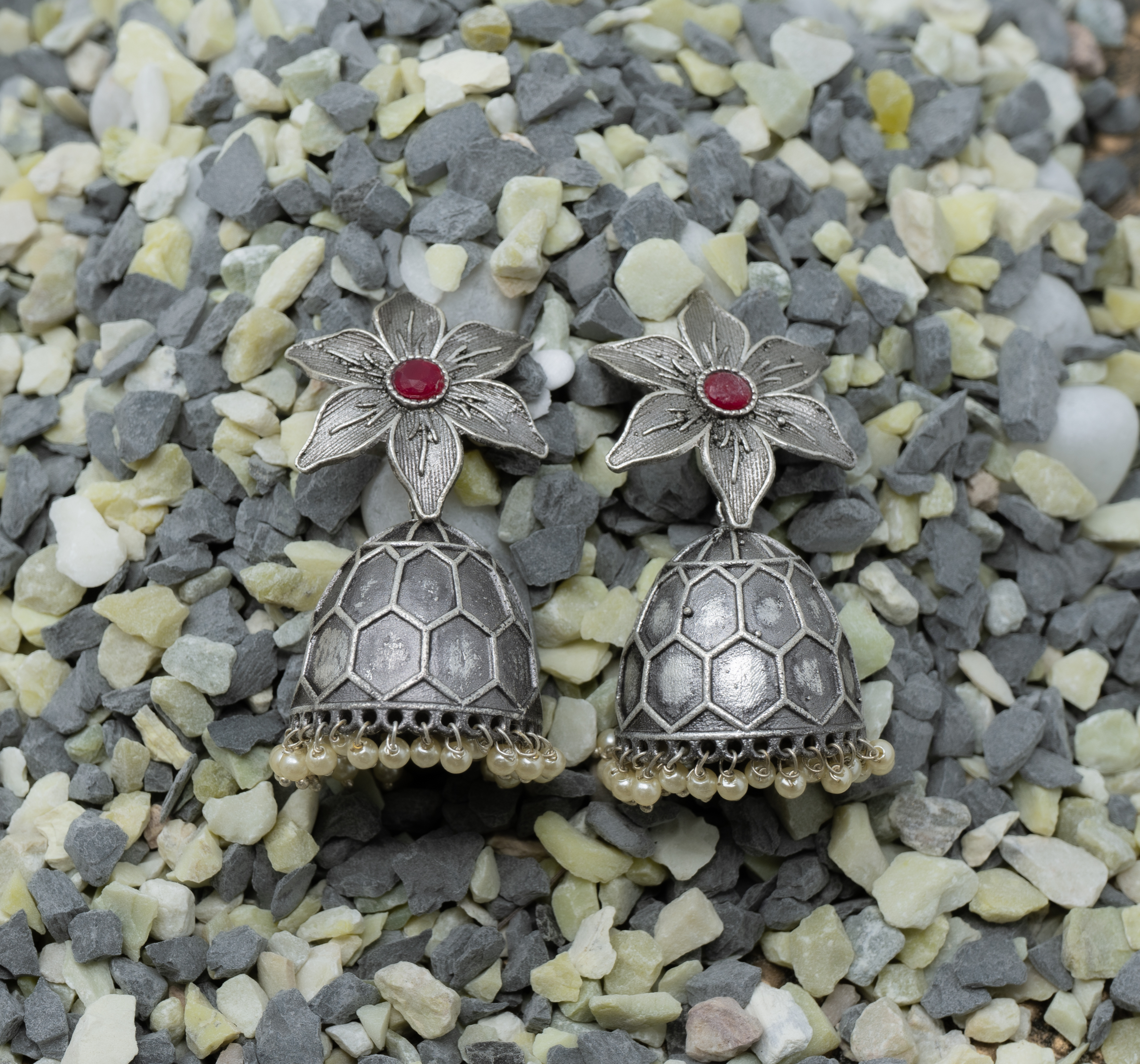 Antique Silver Earrings
