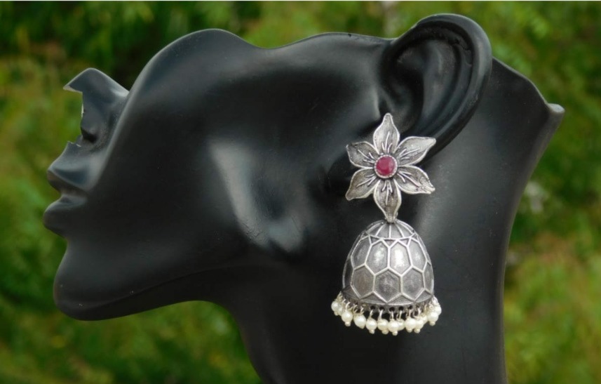 Antique Silver Earrings