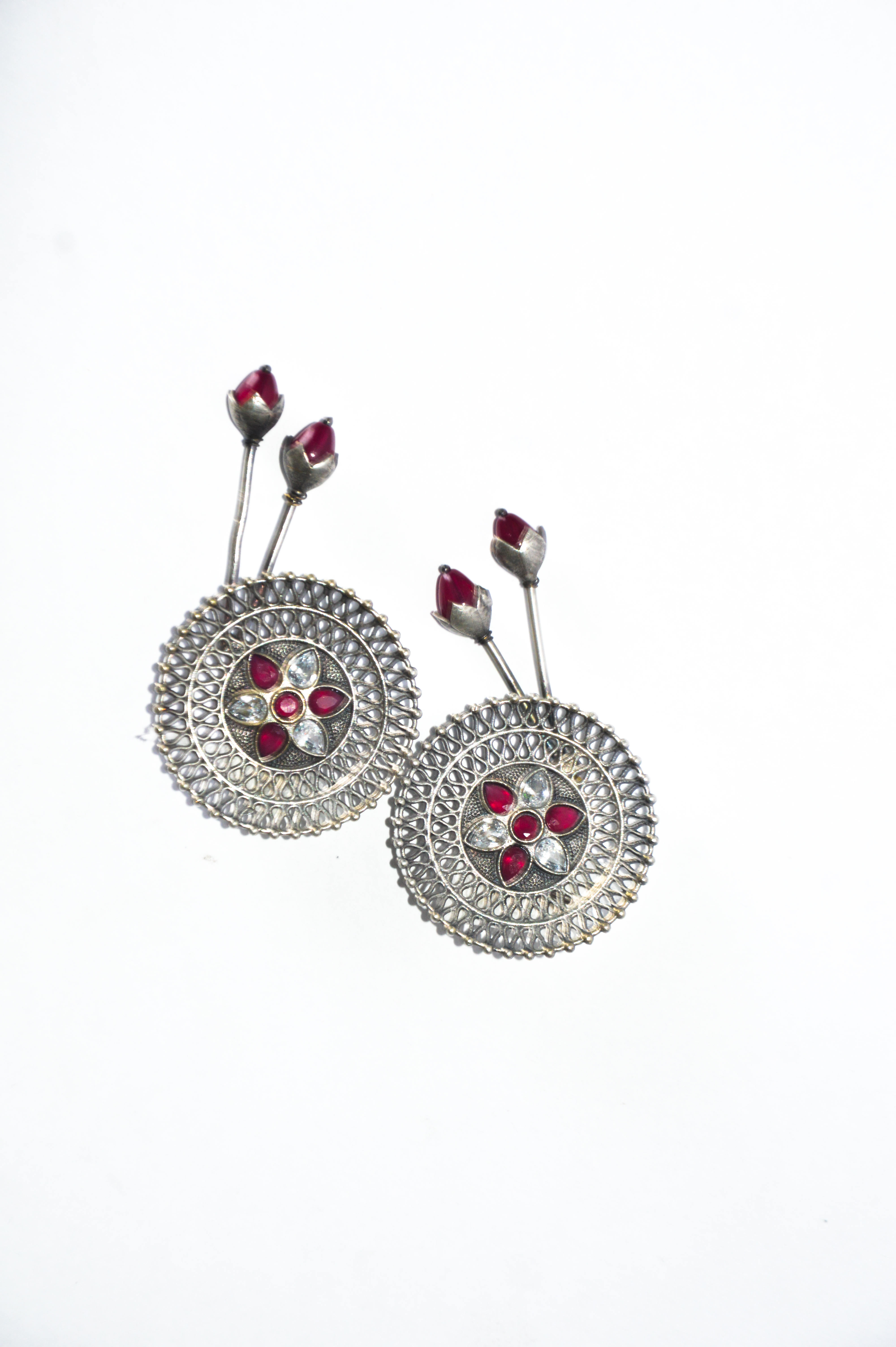 Antique Silver Earrings