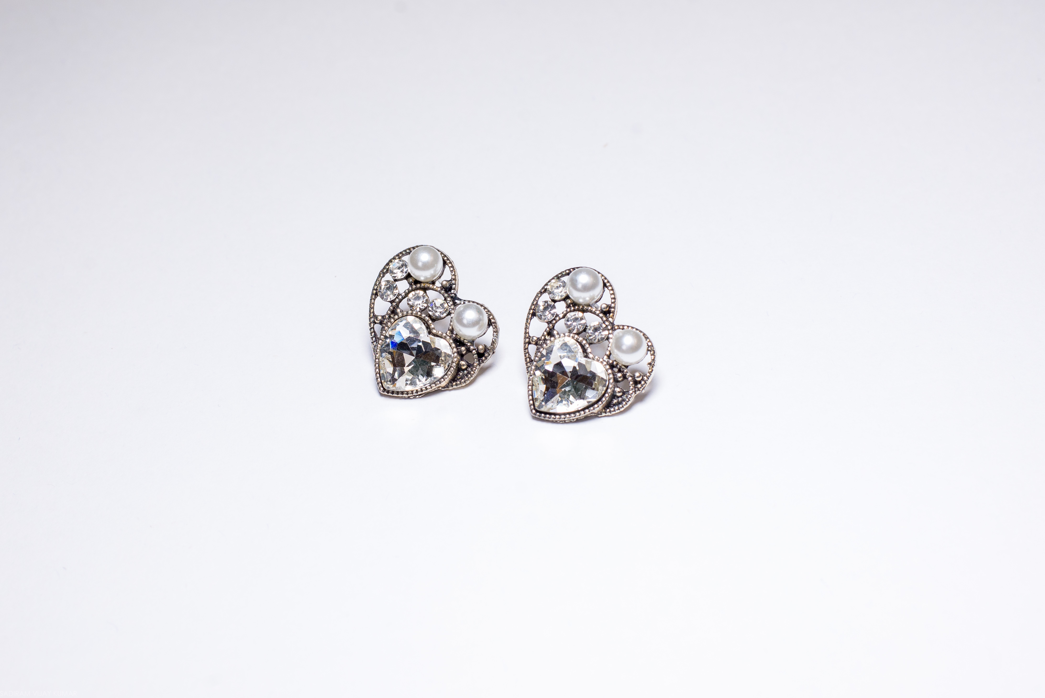 Vintage Heart-Shaped Earrings
