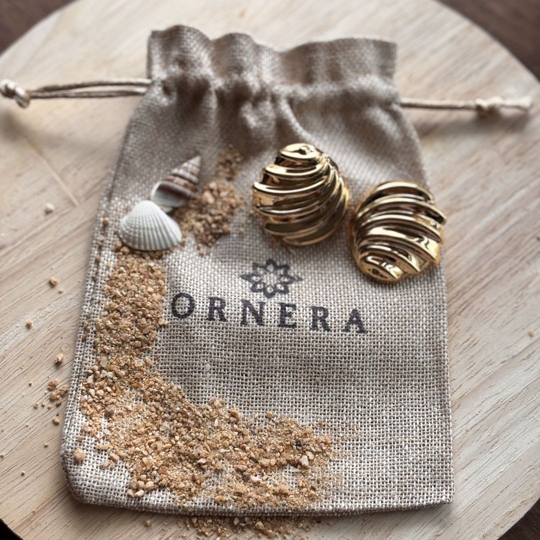 Gold Spiral Earrings