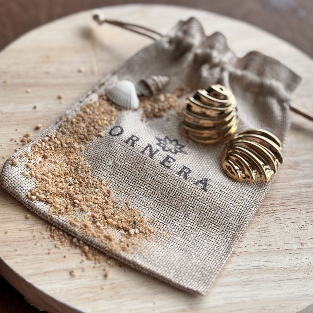 Gold Spiral Earrings