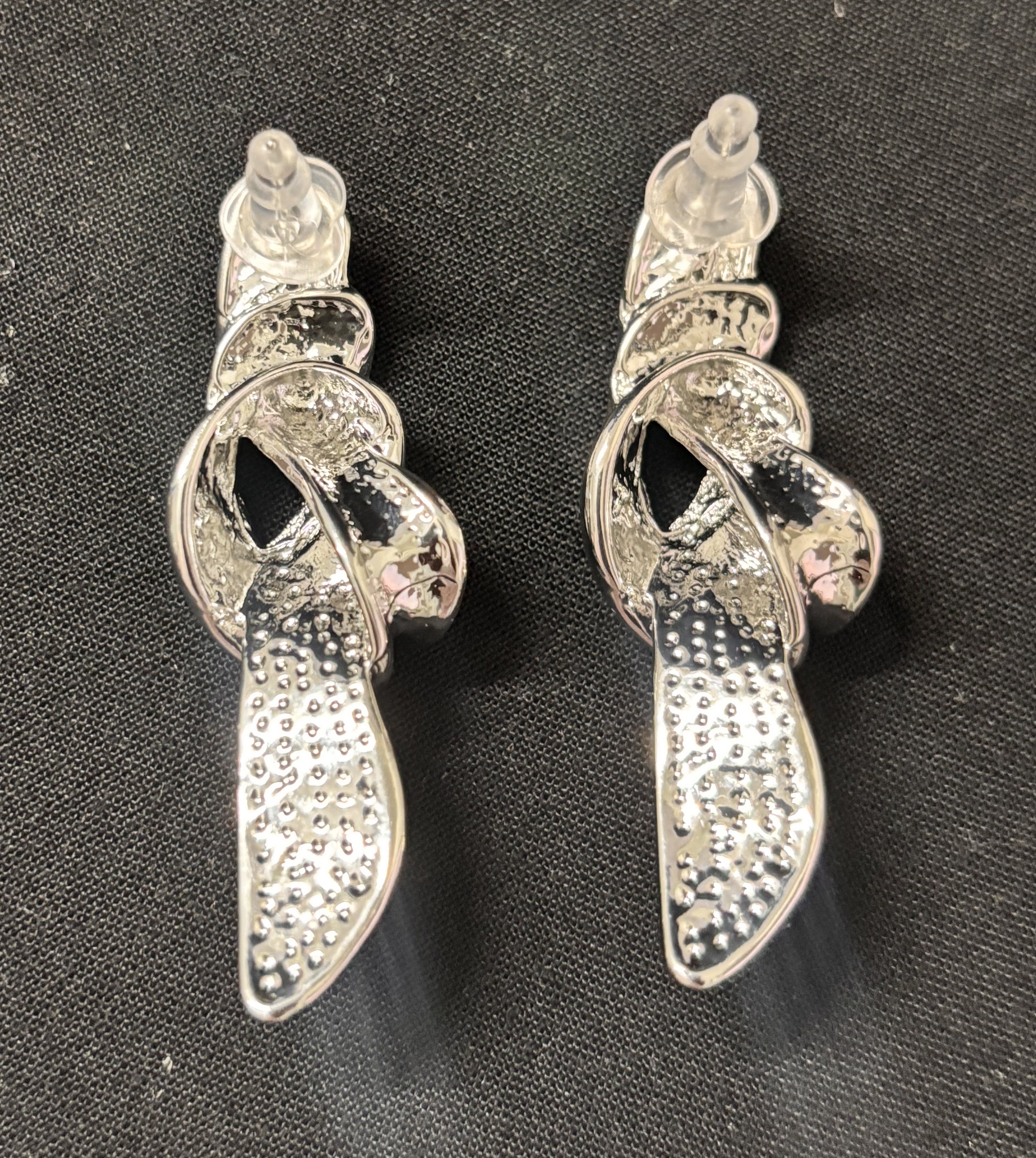 Elegant Silver Pearl Earrings