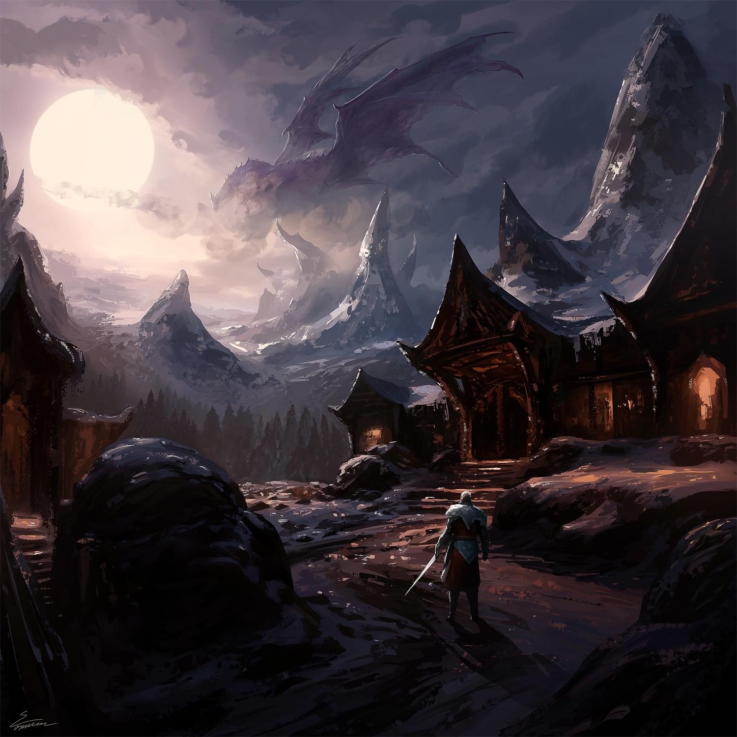 Descent Upon the Frozen Vale