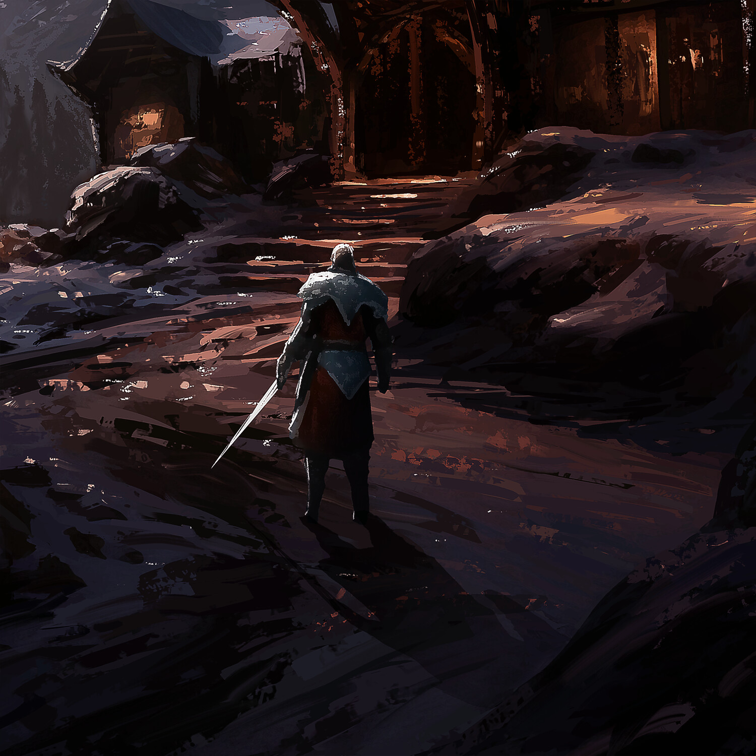 Descent Upon the Frozen Vale