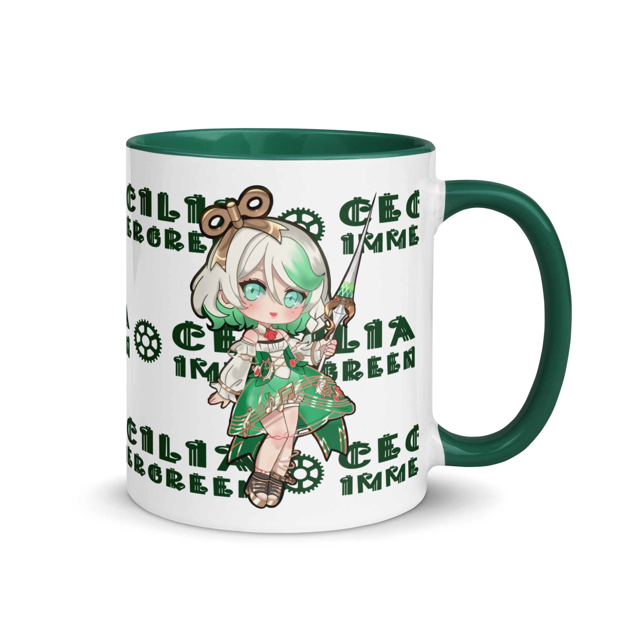 Cecilia Immergreen Hololive Holo Justice Mug