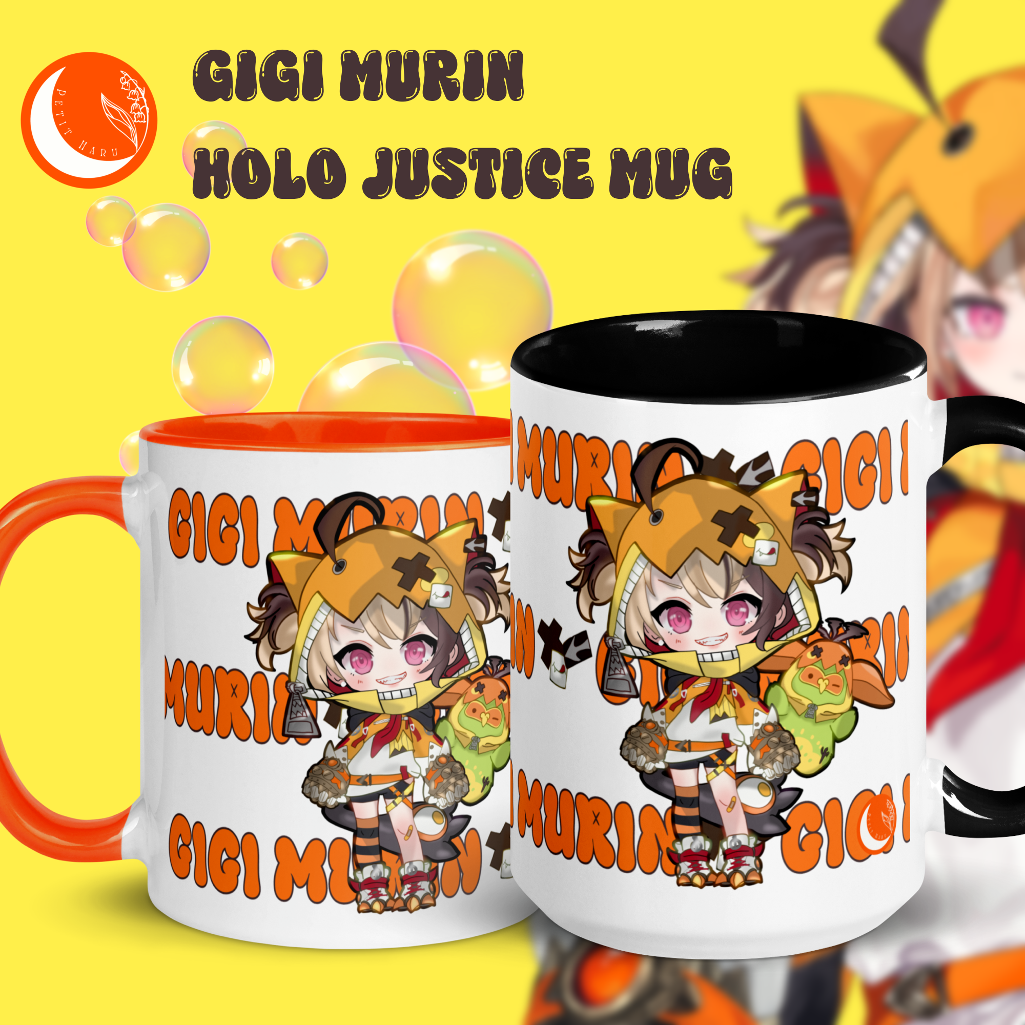 Gigi Murin Holo Justice Hololive Mug