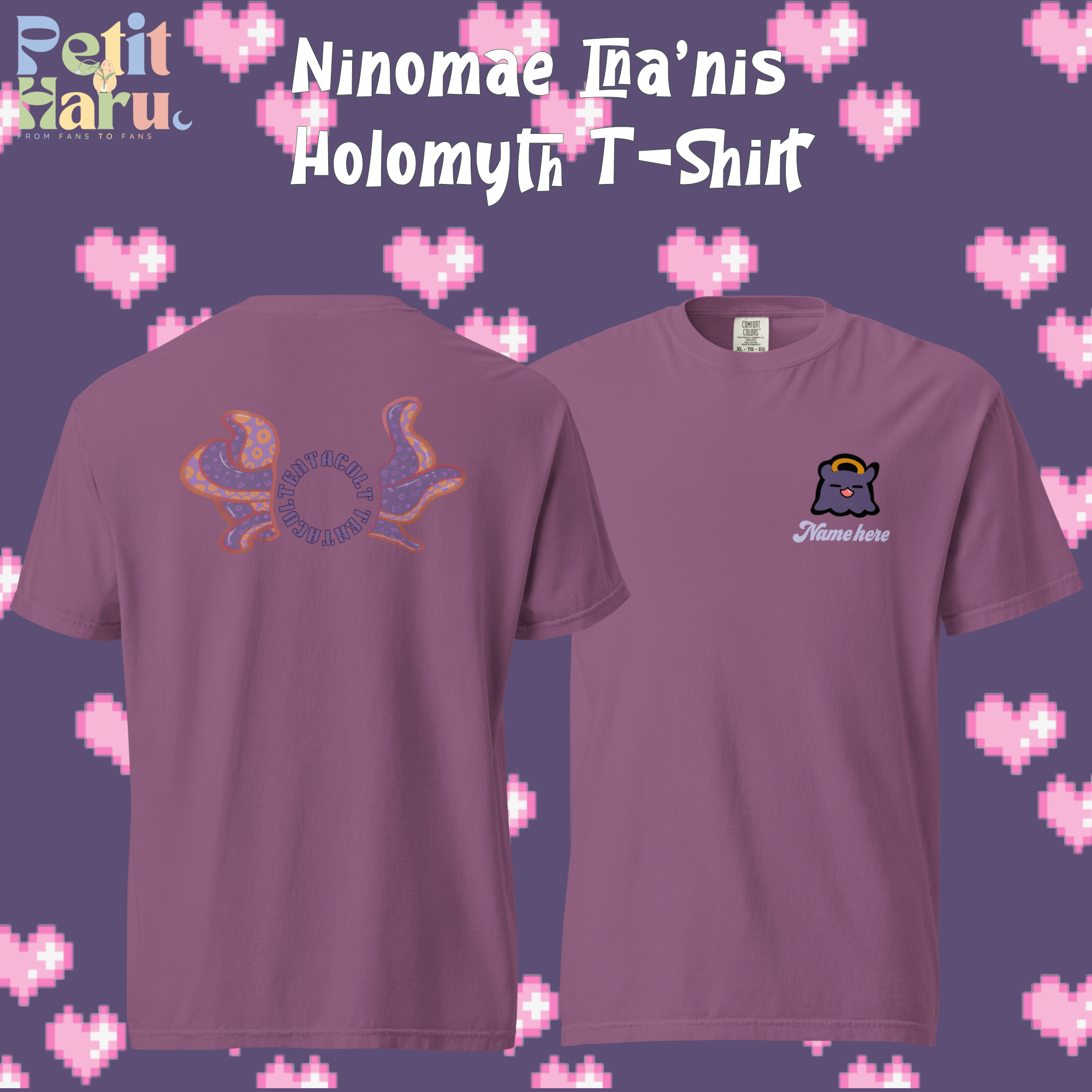 Ninomae Ina'nis Holomyth Personalized T-Shirt