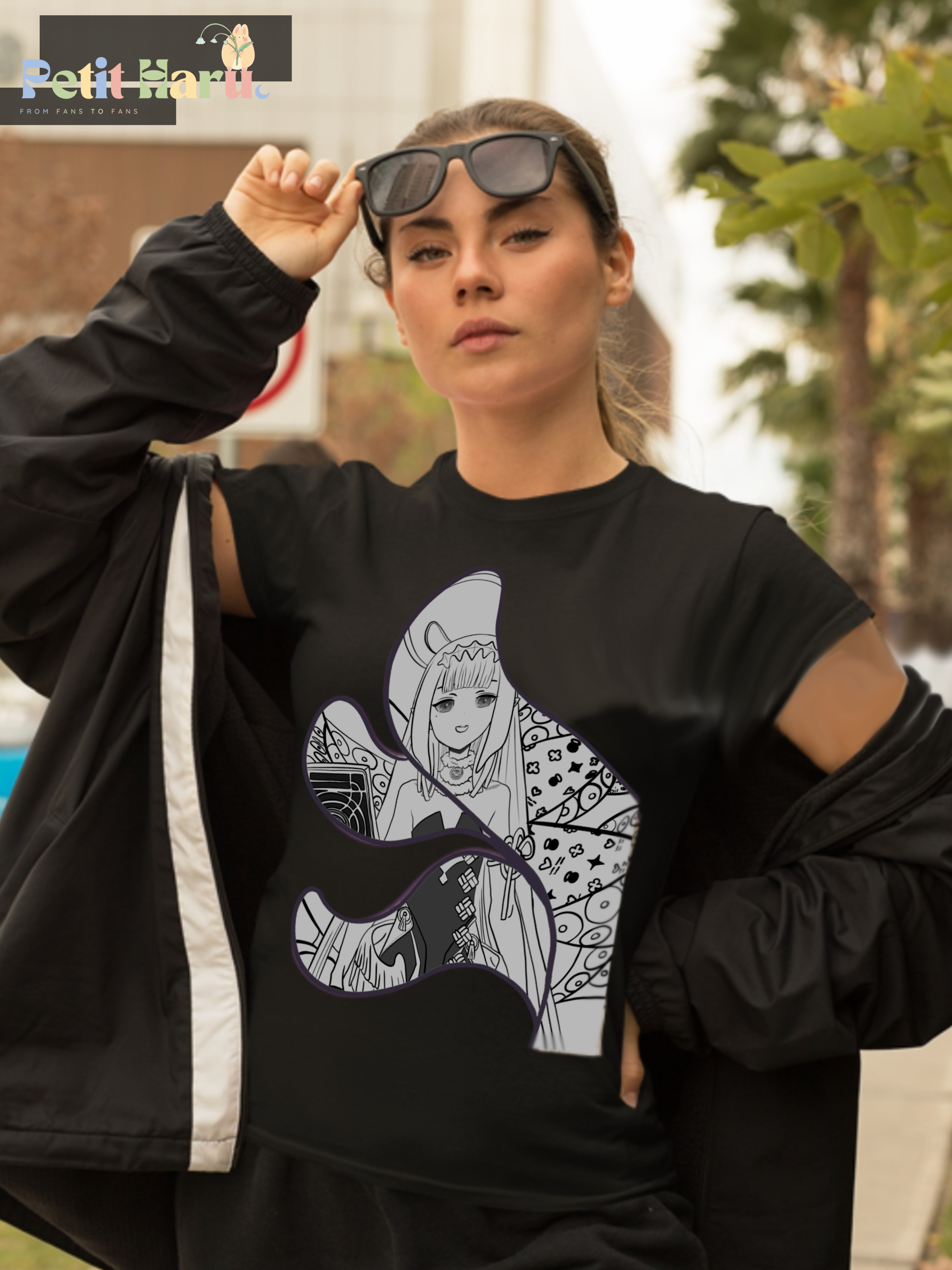 Ninomae Ina'nis Holomyth Manga Style T-Shirt
