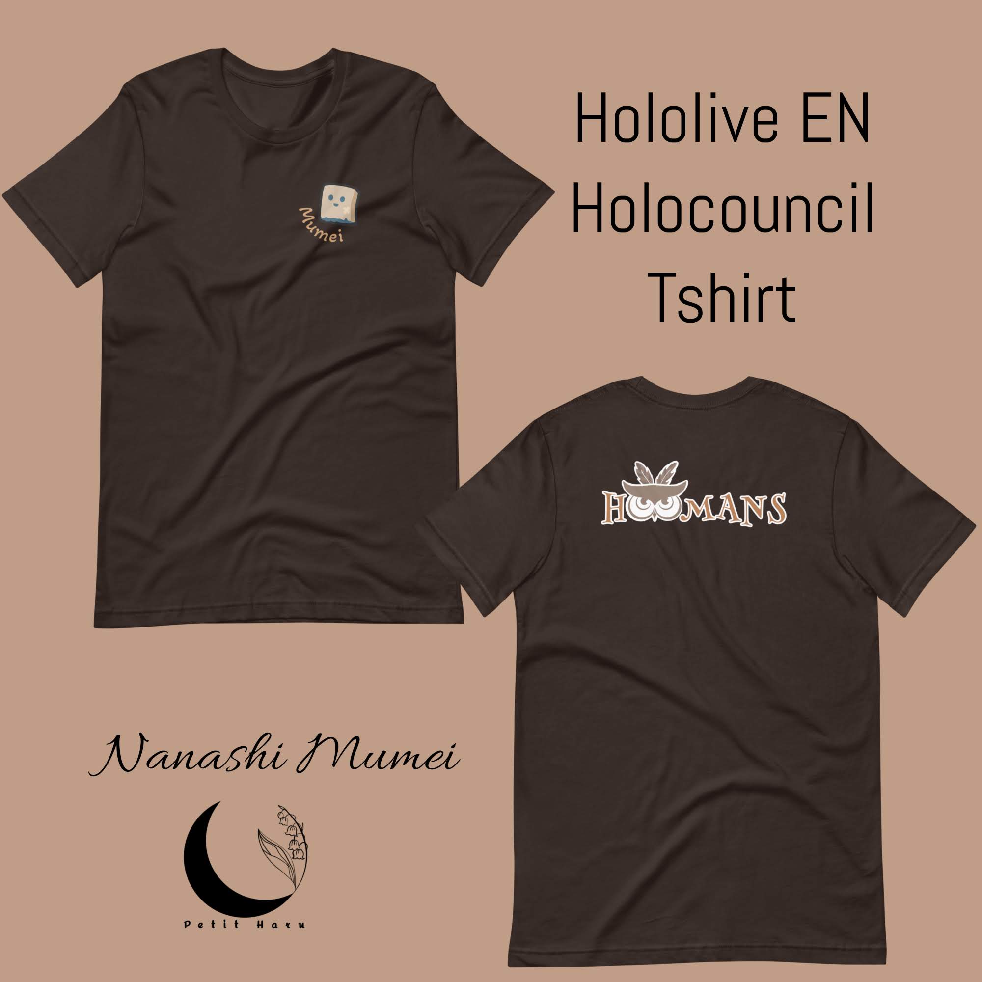 Nanashi Mumei Hololive EN Holo Promise T-shirt