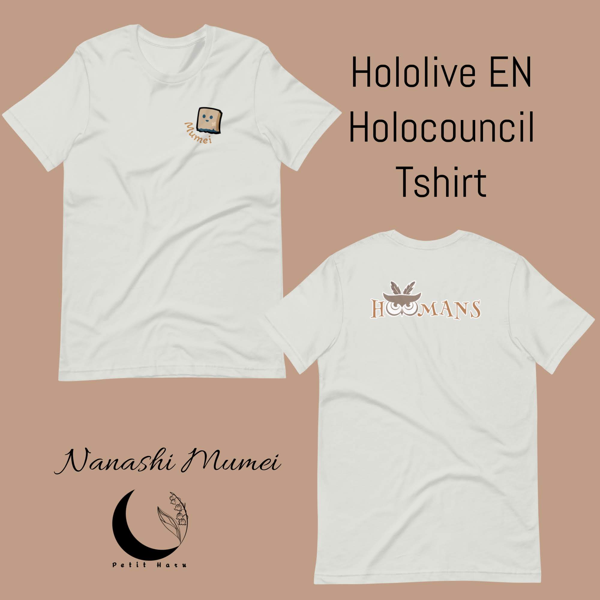 Nanashi Mumei Hololive EN Holo Promise T-shirt