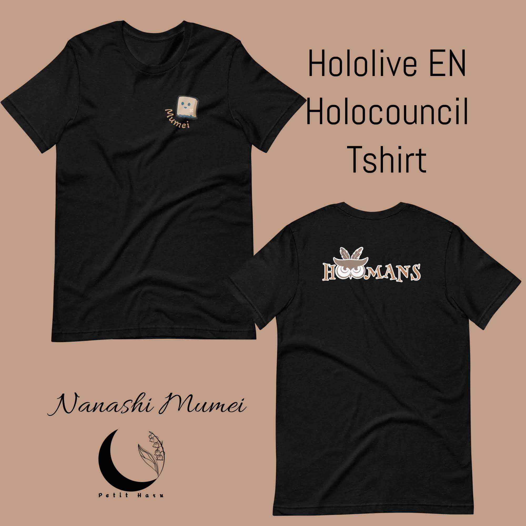 Nanashi Mumei Hololive EN Holo Promise T-shirt