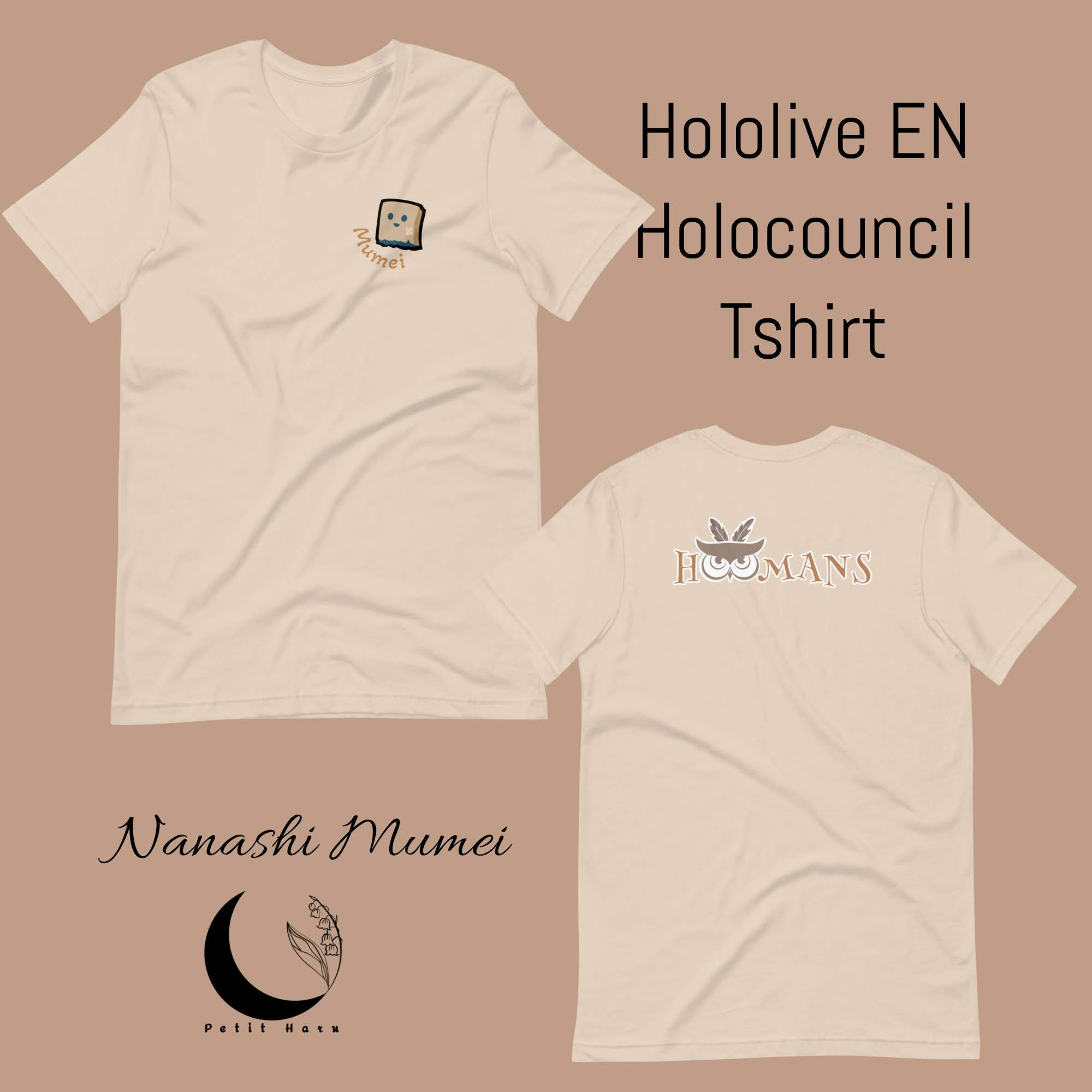 Nanashi Mumei Hololive EN Holo Promise T-shirt