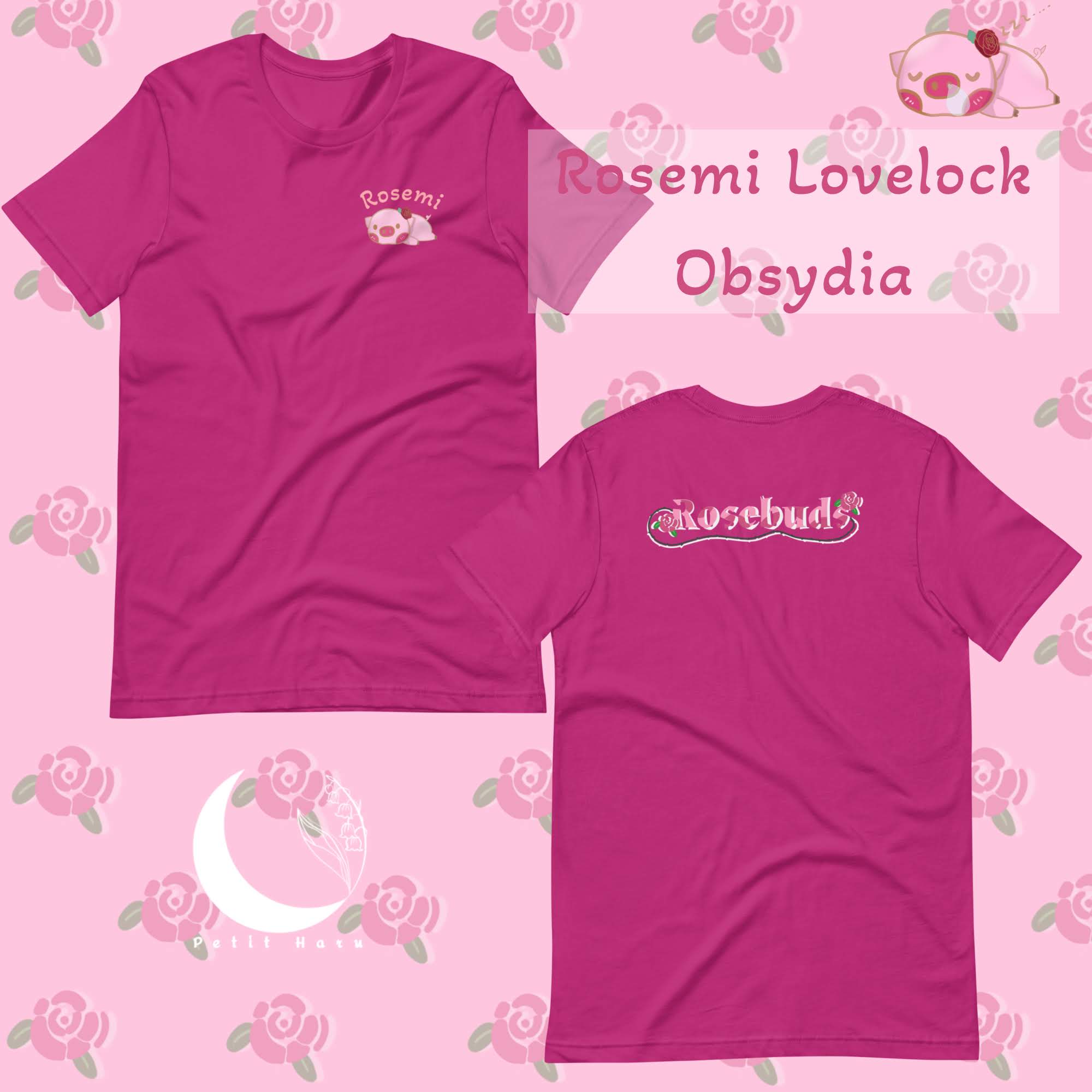 Rosemi Lovelock Rosebud Nijisanji T-Shirt