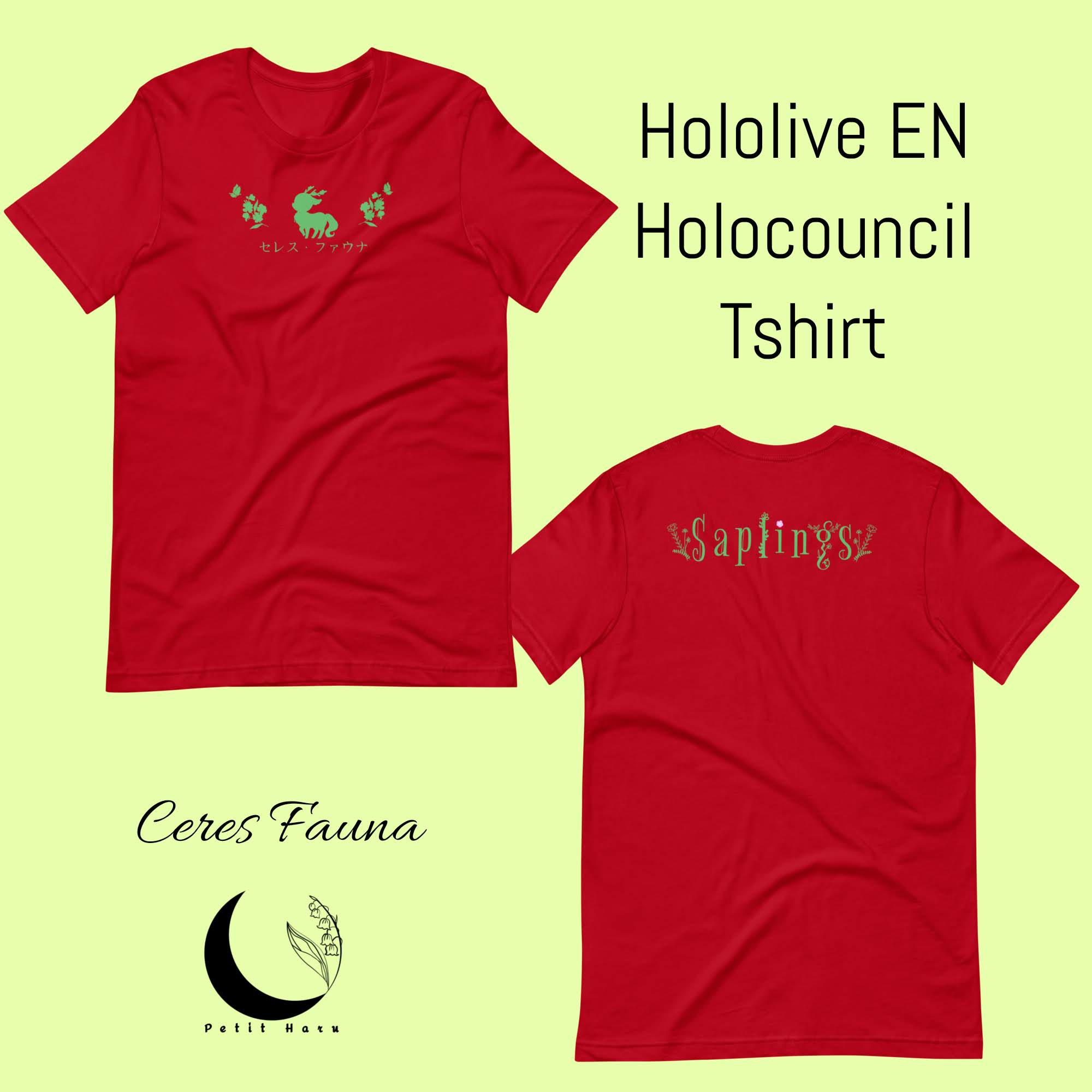 Ceres Fauna Hololive EN Holo Promise Tshirt