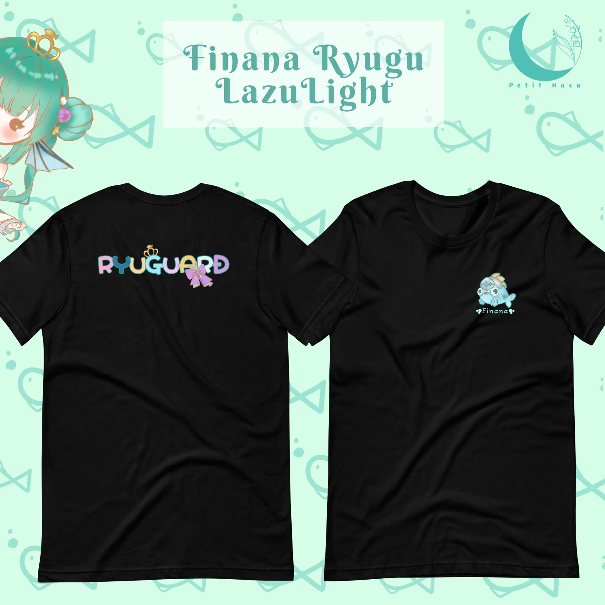 Finana Ryugu Nijisanji Ryuguard T-Shirt