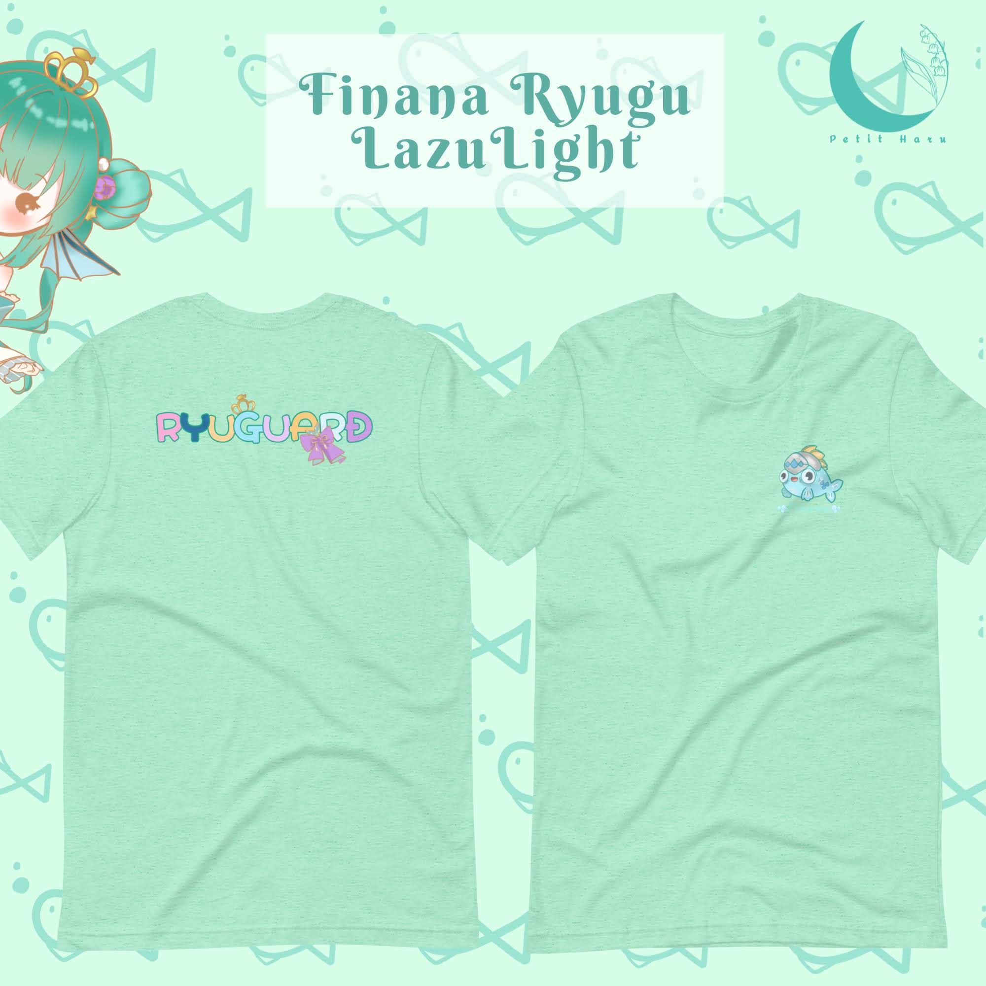 Finana Ryugu Nijisanji Ryuguard T-Shirt