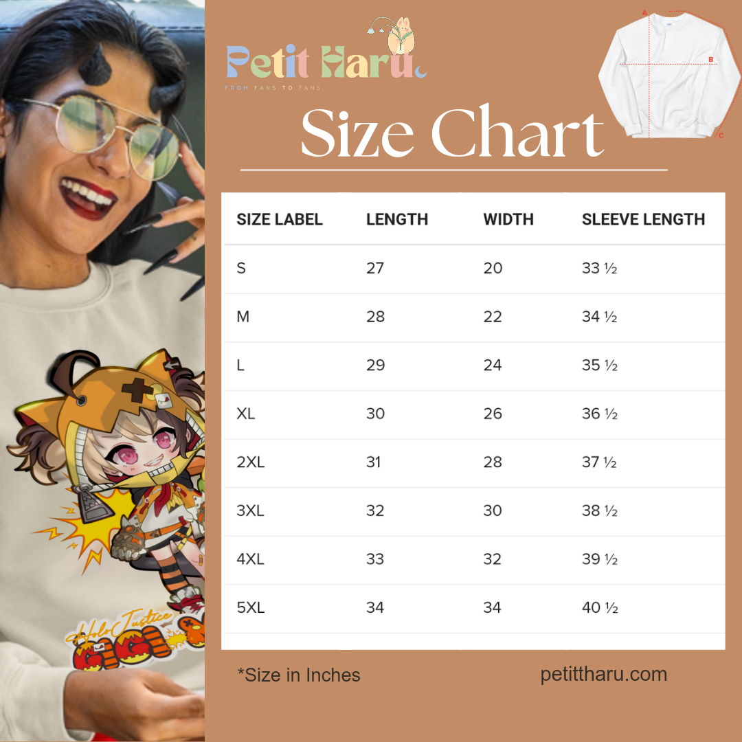 Elizabeth Holo Justice Hololive Sweatshirt