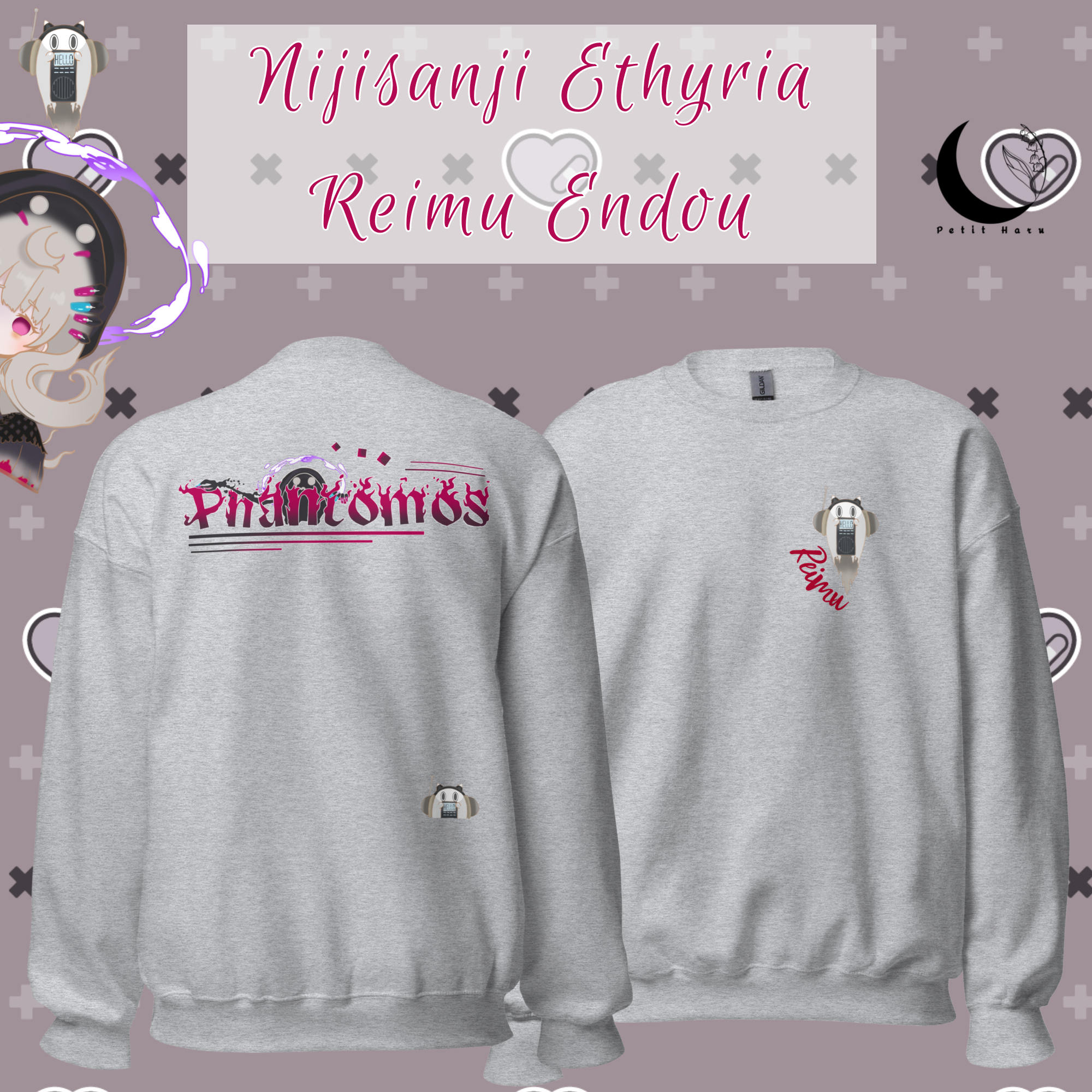 Nijisanji Ethyria Reimu Endou Sweatshirt