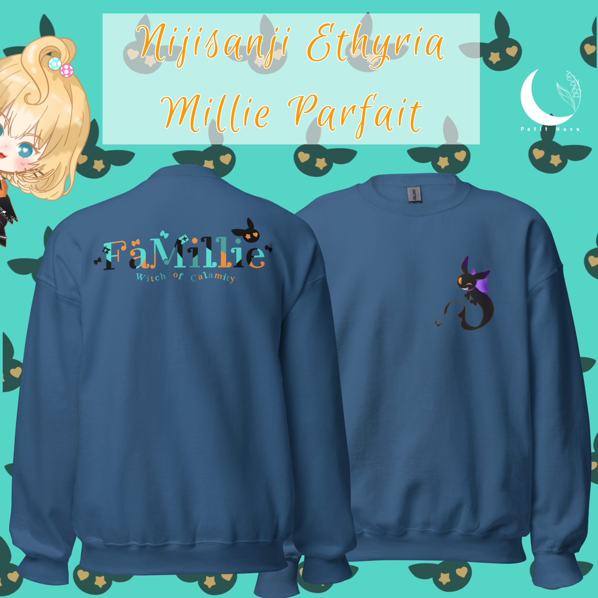 Nijisanji Ethyria Millie Parfait Sweatshirt