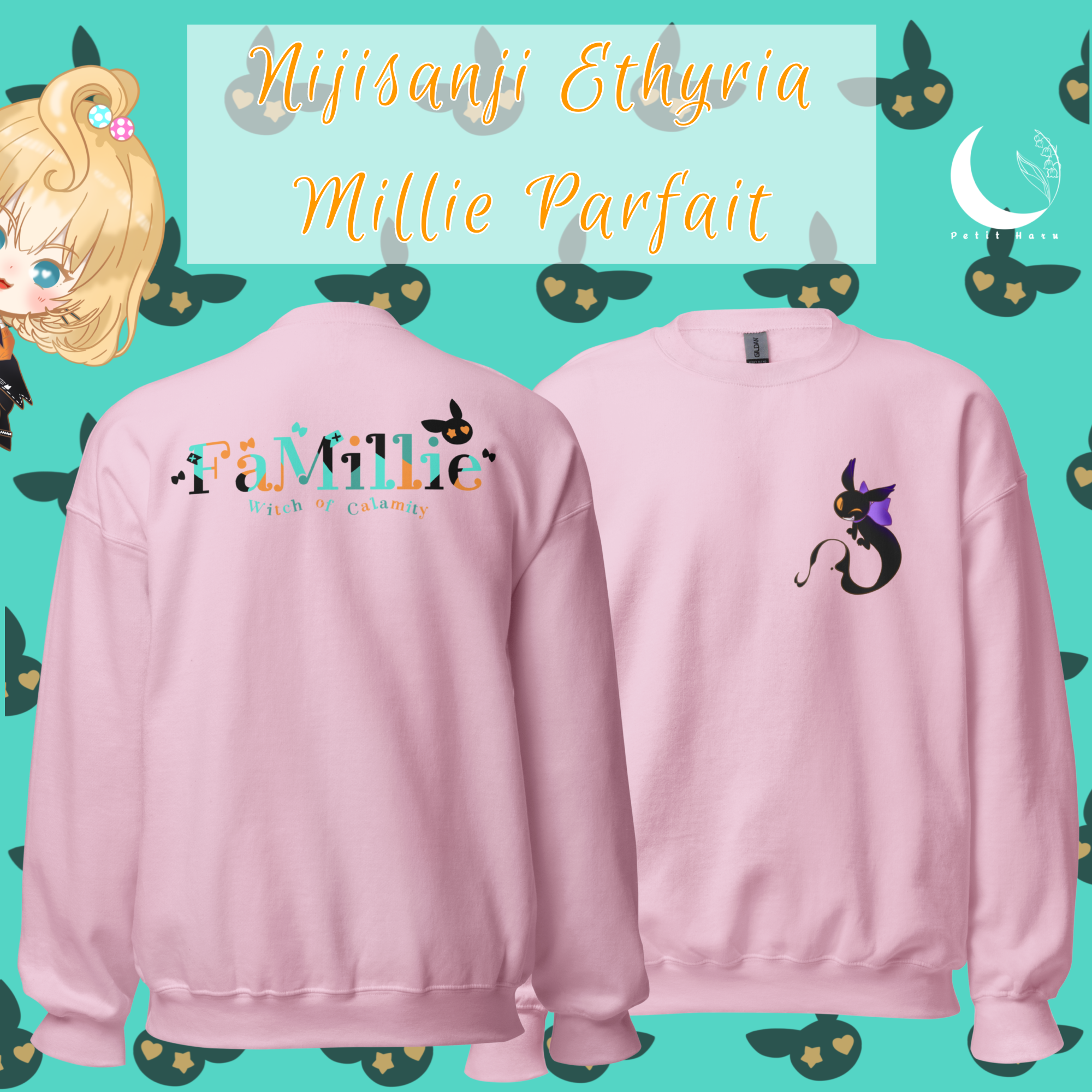 Nijisanji Ethyria Millie Parfait Sweatshirt
