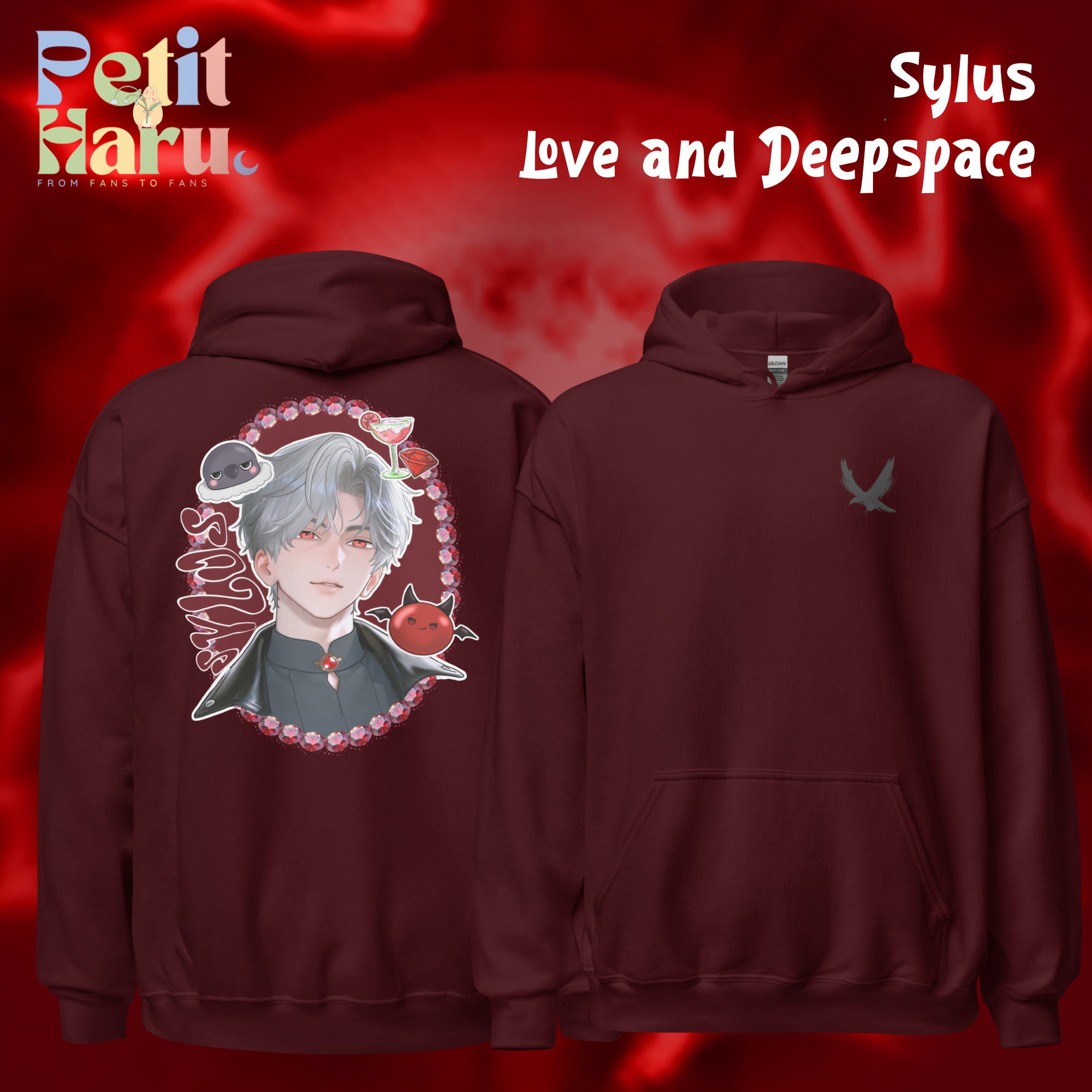Sylus Love and Deepspace LADS Fanart Hoodie