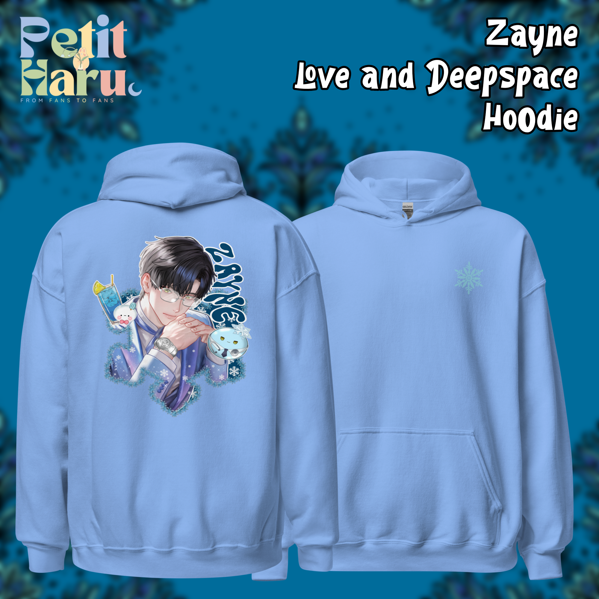 Caleb Love and Deepspace LADS Fanart Hoodie