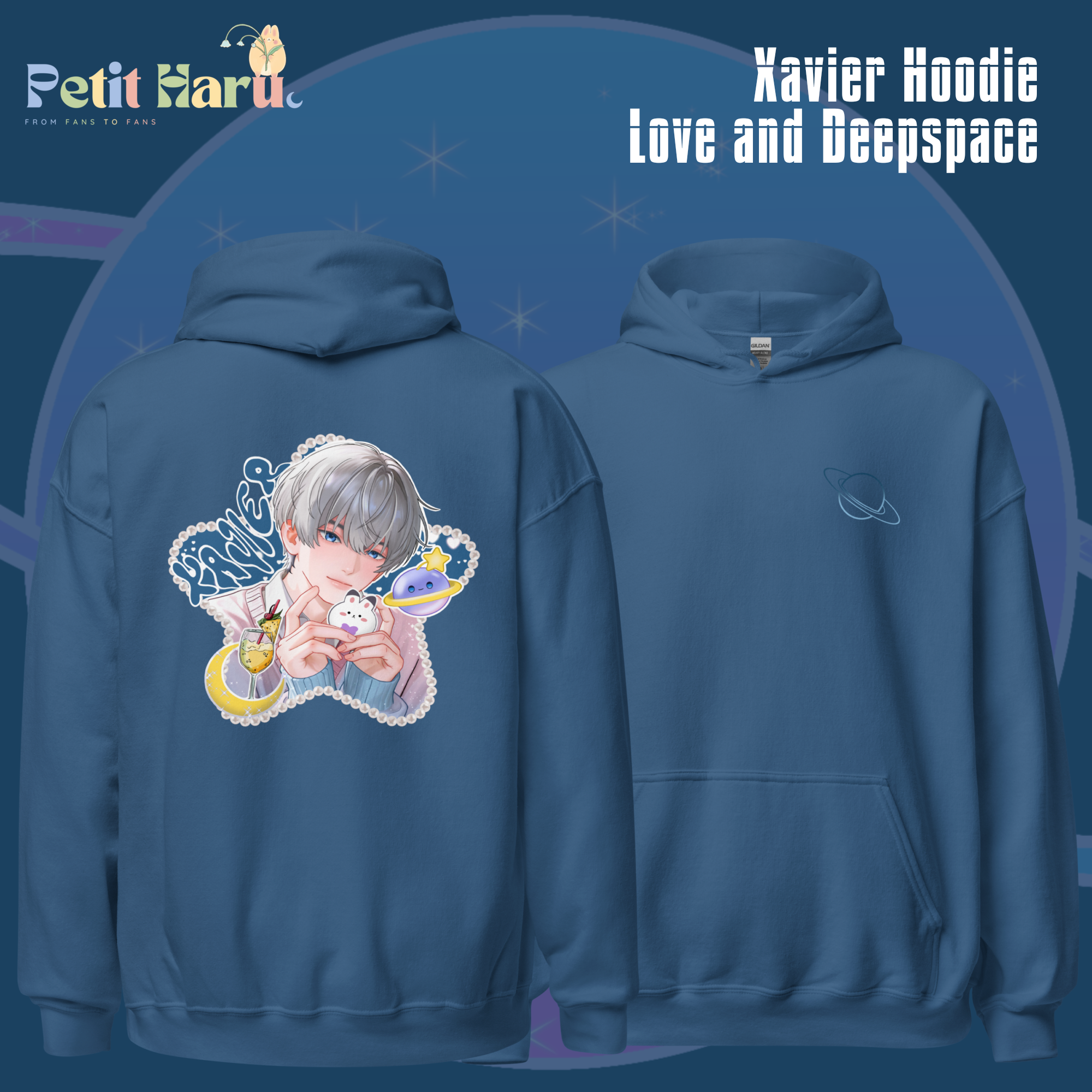 Xavier Love and Deepspace LADS Fanart Hoodie