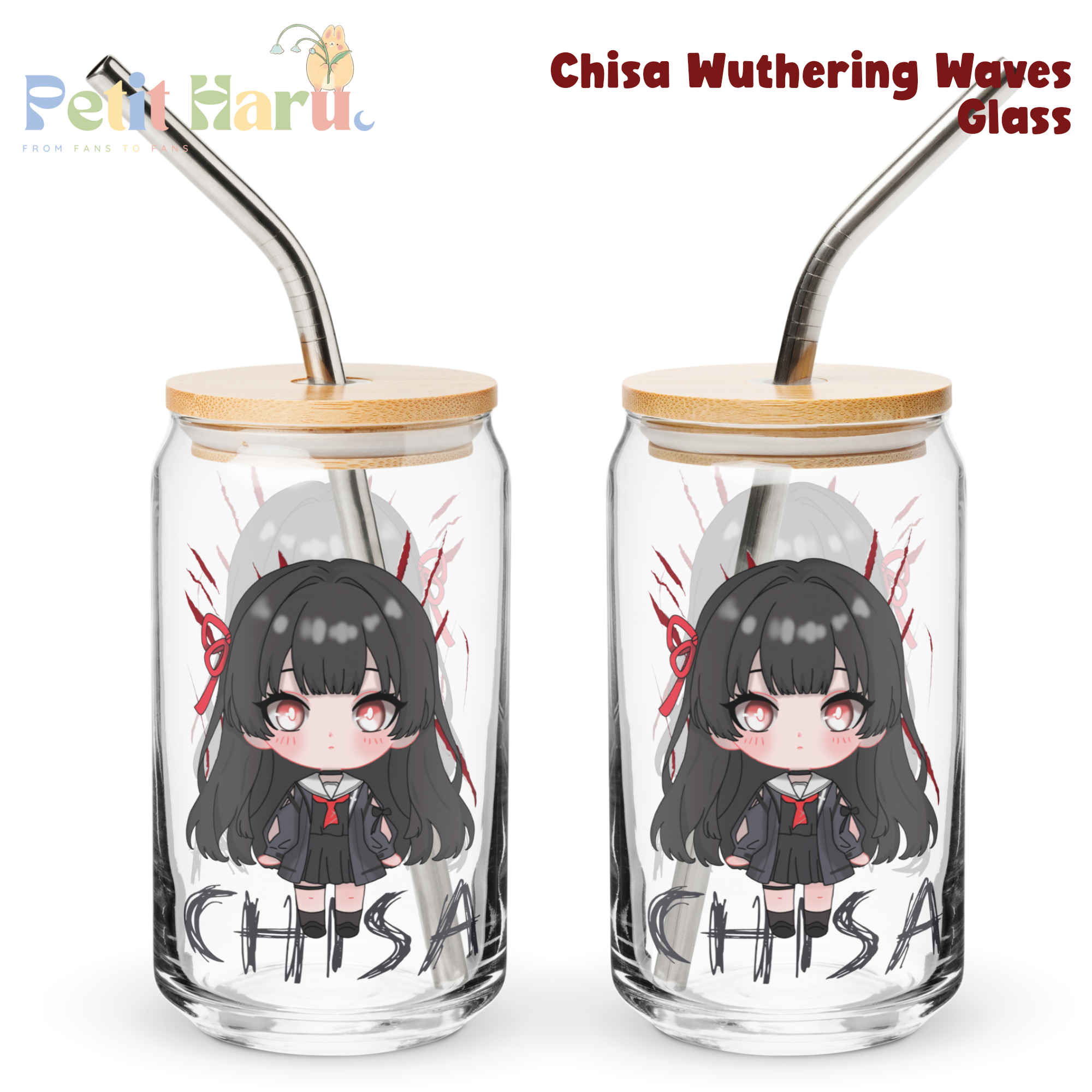 Chisa Glass Cup Wuthering Waves Wuwa Fanart 