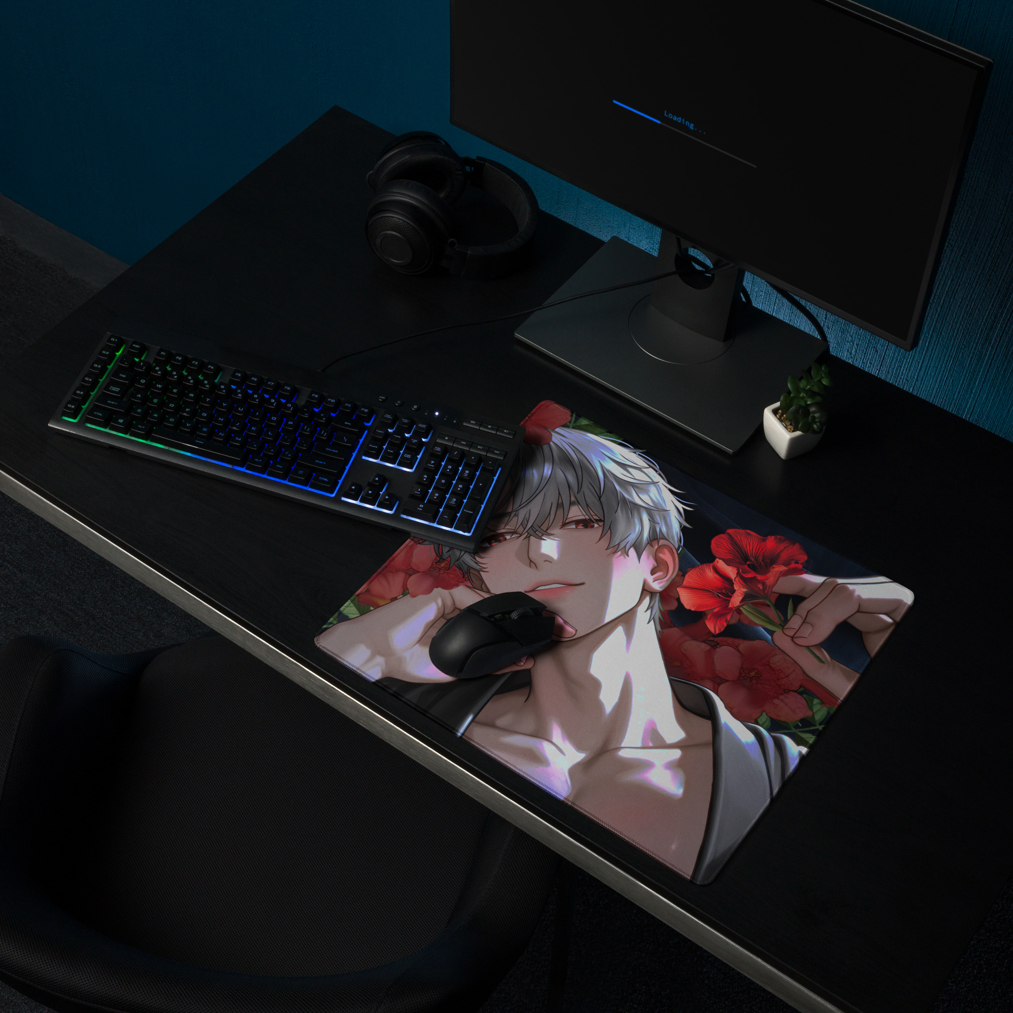 Love and Deepspace LADS Mouse Pad, Rafayel, Zayne, Sylus, Caleb, Xavier