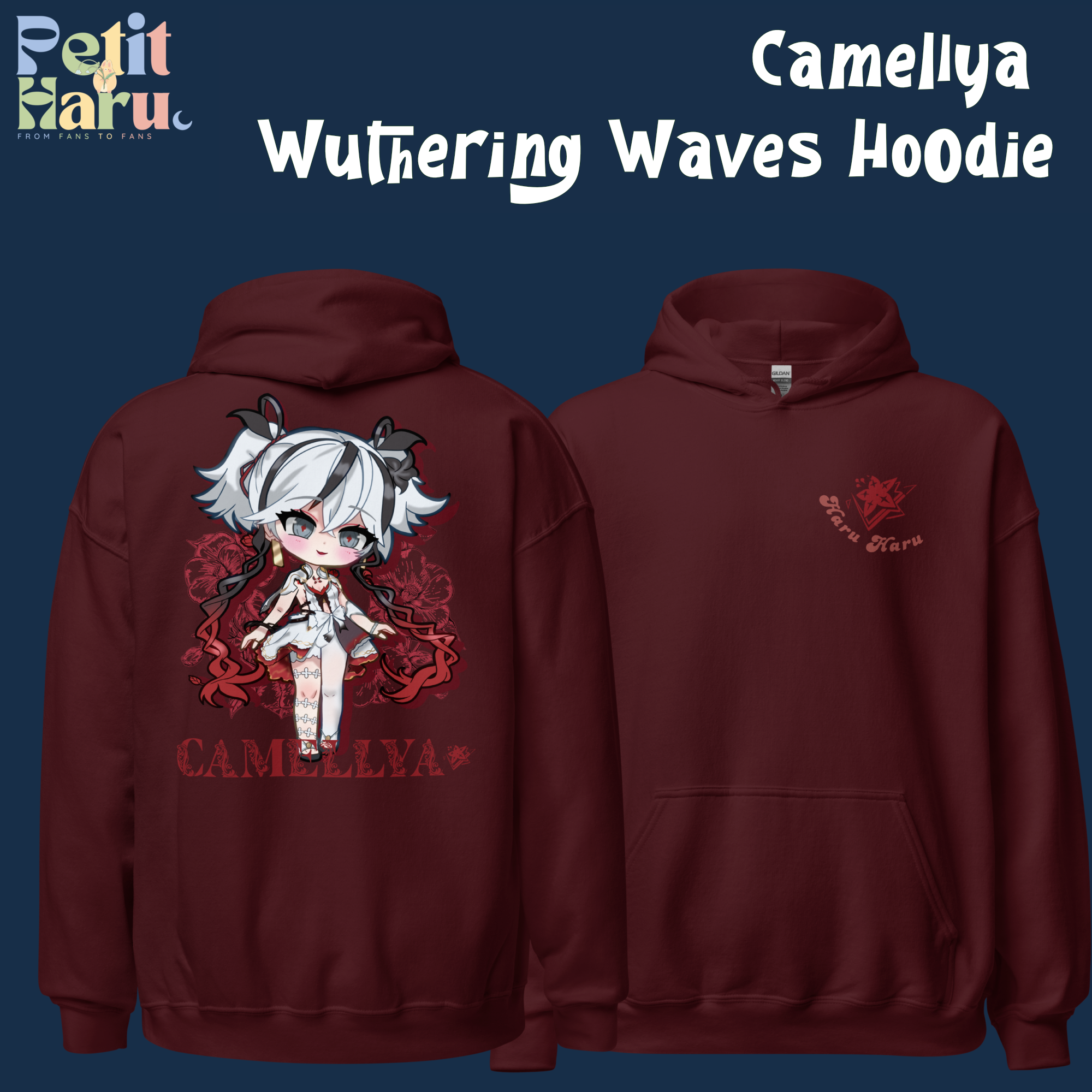 Camellya Hoodie Wuthering Waves Wuwa Fanart 