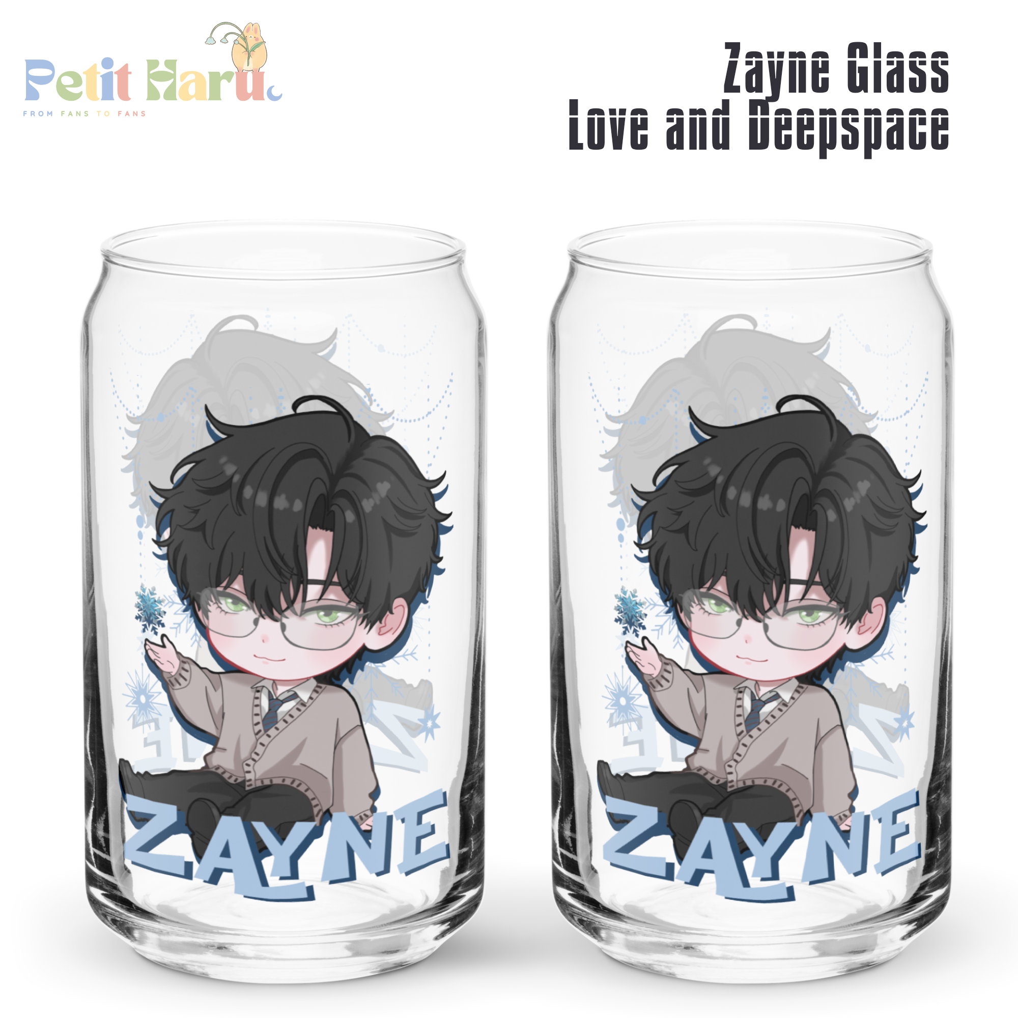 Zayne Love and Deepspace LADS Glass Cup
