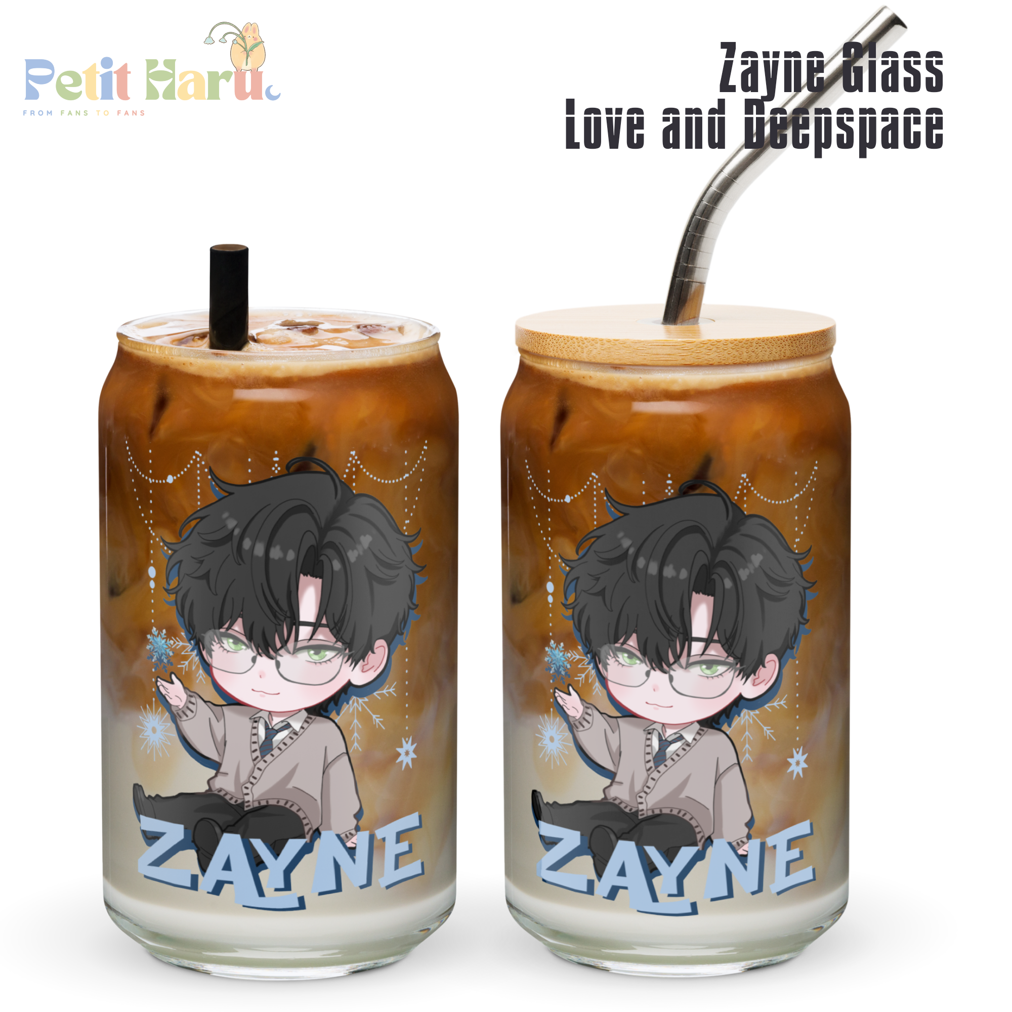 Zayne Love and Deepspace LADS Glass Cup