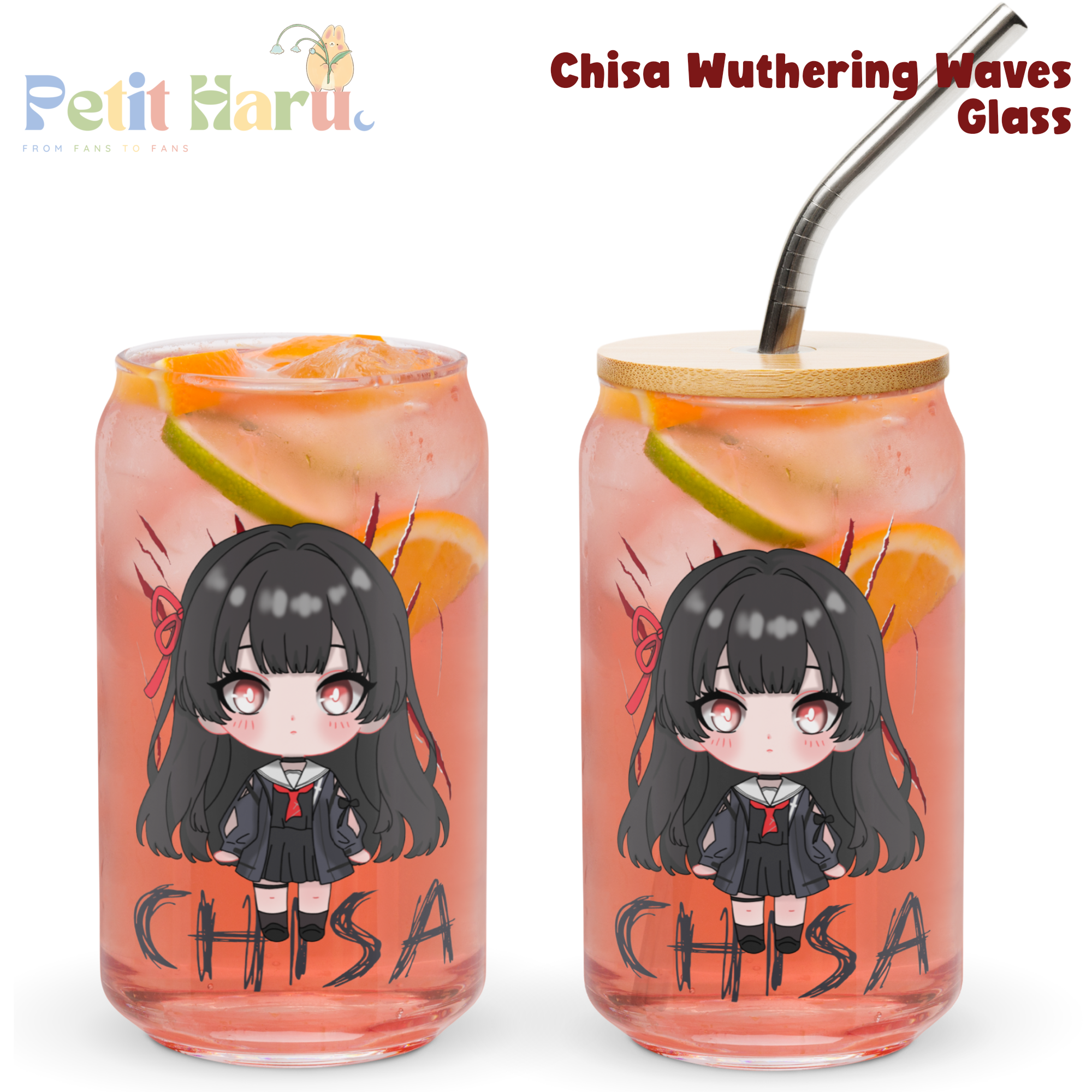Chisa Glass Cup Wuthering Waves Wuwa Fanart 