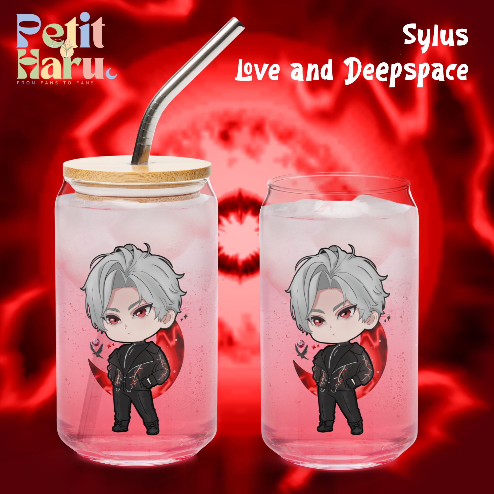 Sylus Love and Deepspace Glass Cup