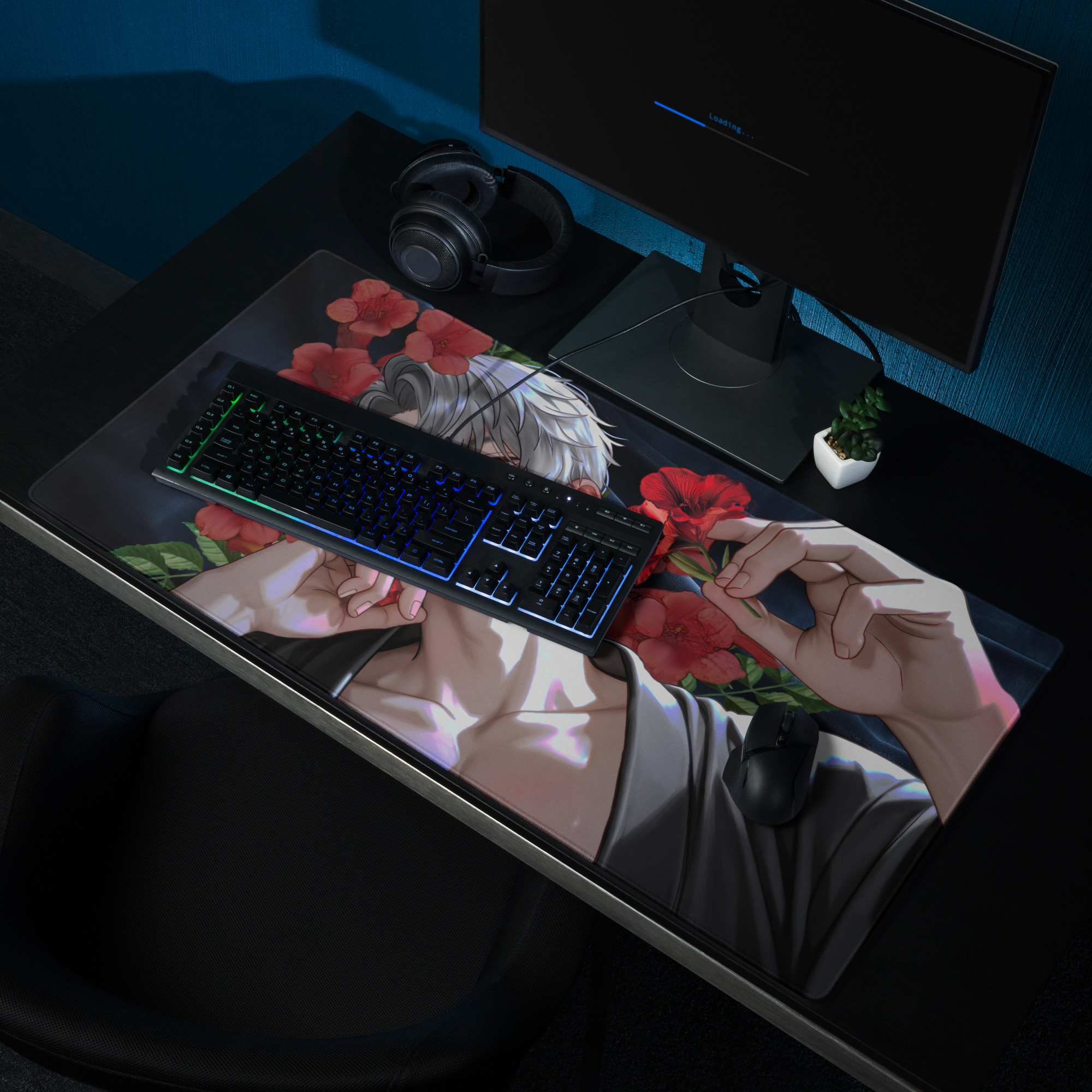 Love and Deepspace LADS Mouse Pad, Rafayel, Zayne, Sylus, Caleb, Xavier